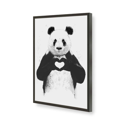 [Color:Satin Black], Picture of art in a Satin Black frame of the corner