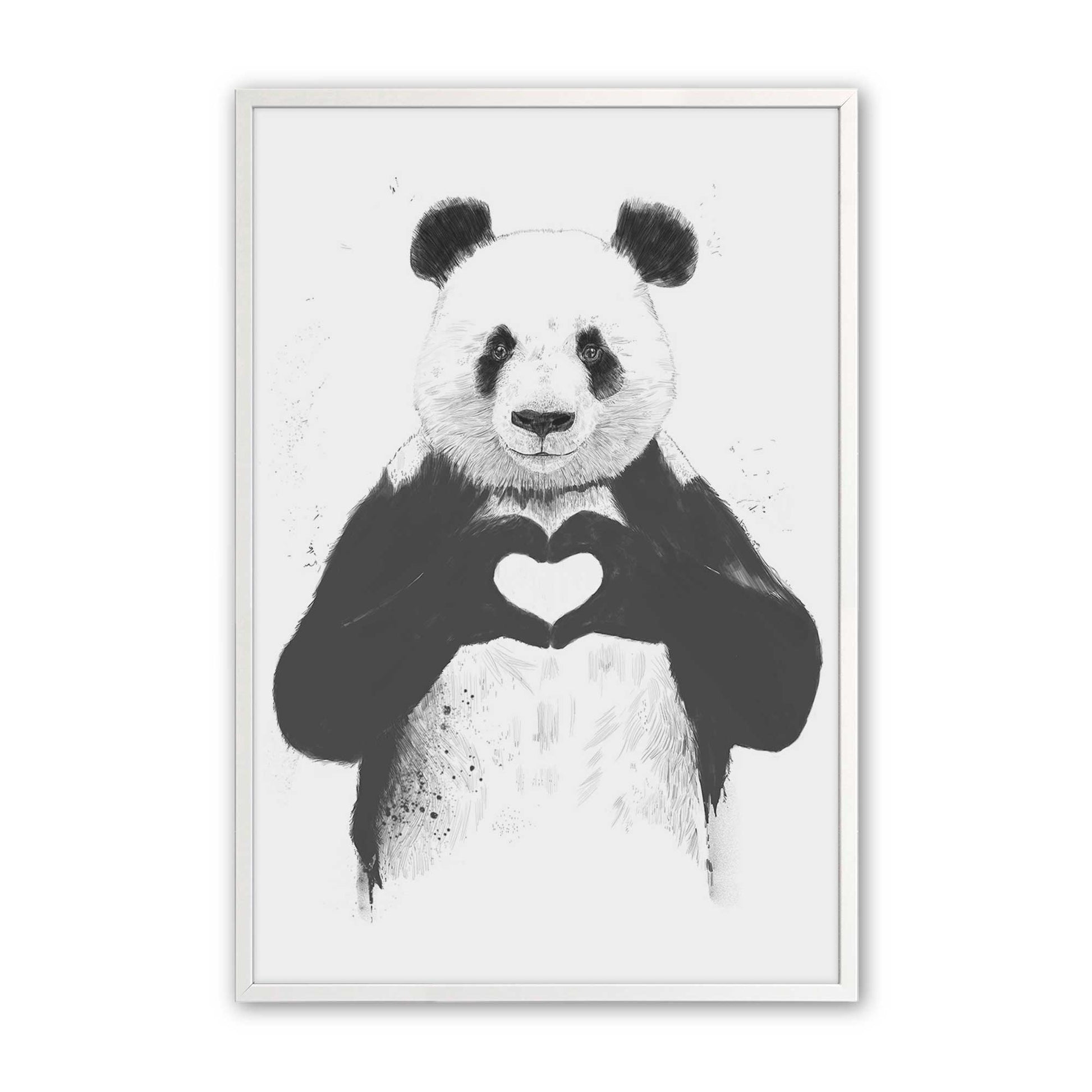 [Color:Opaque White], Picture of art in a Opaque White frame
