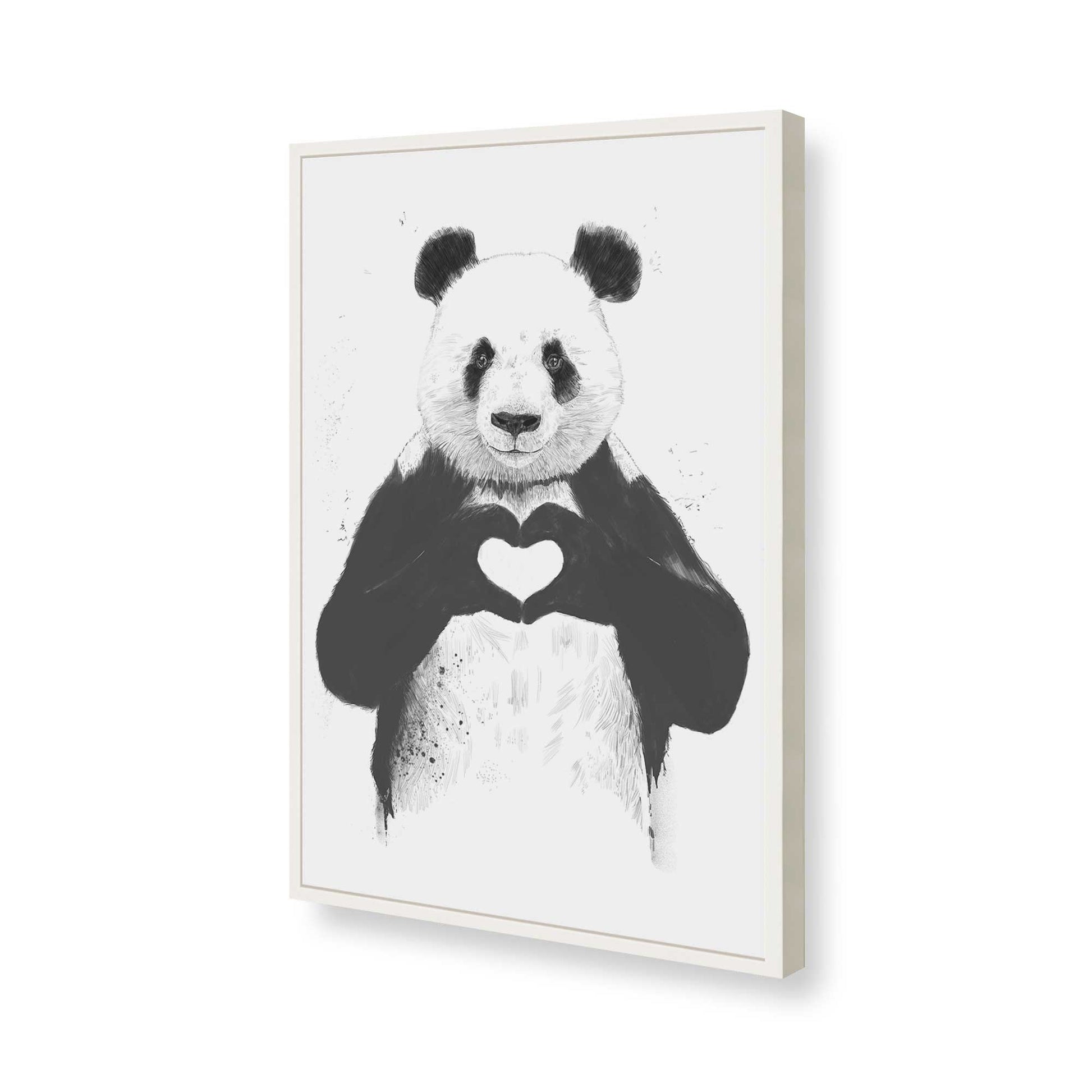[Color:Opaque White], Picture of art in a Opaque White frame of the corner