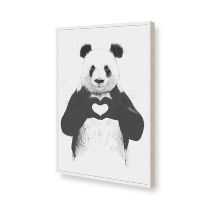 [Color:Opaque White], Picture of art in a Opaque White frame of the corner