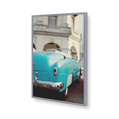 [Color:Polished Chrome], Picture of art in a Polished Chrome frame of the corner