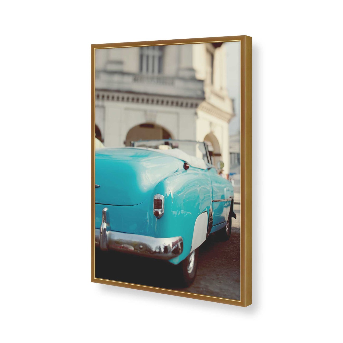 [Color:Polished Gold], Picture of art in a Polished Gold frame of the corner