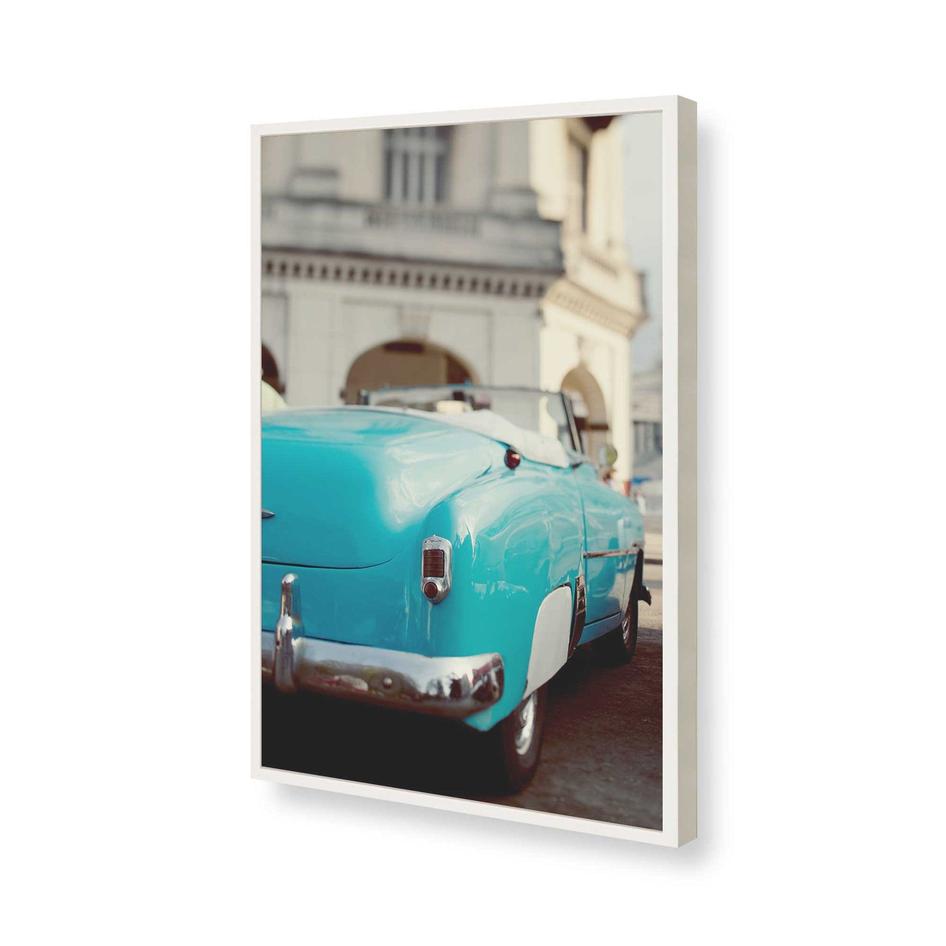 [Color:Opaque White], Picture of art in a Opaque White frame of the corner