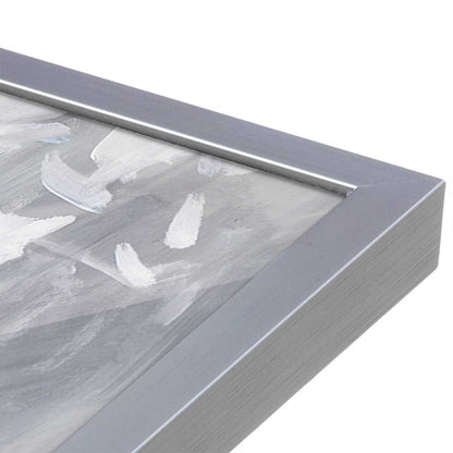 [Color:Polished Chrome], Picture of art in a Polished Chrome frame at an angle