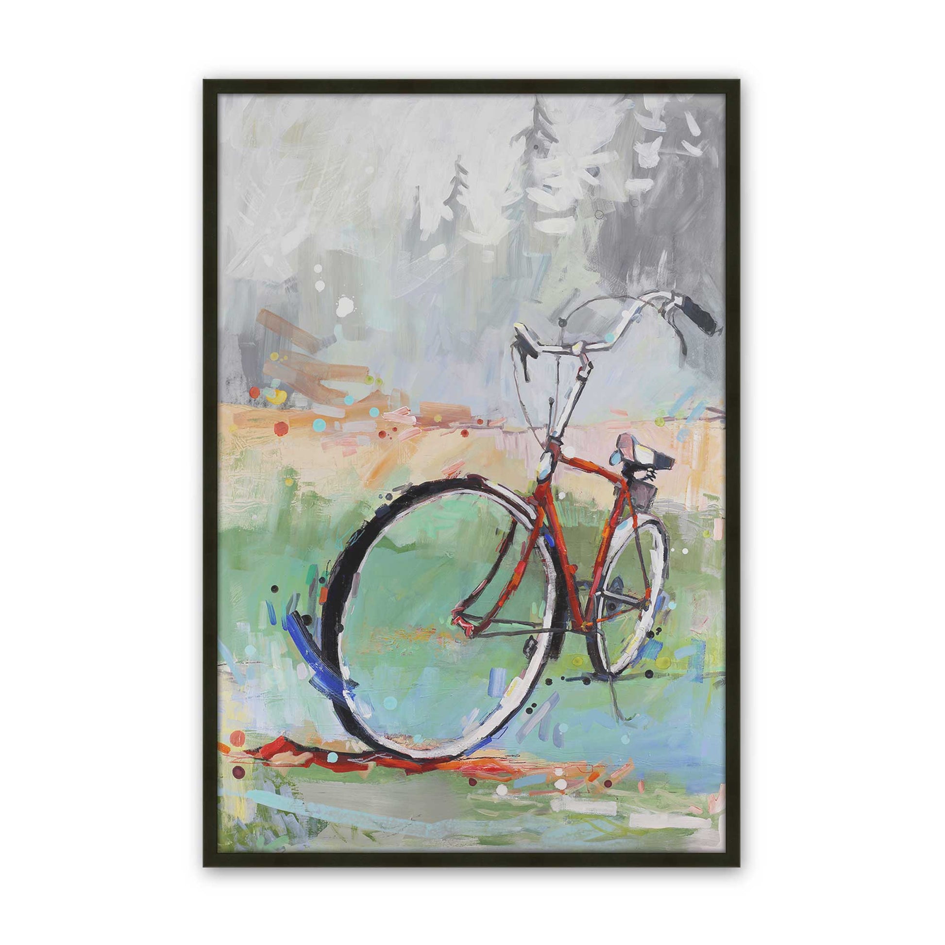 [Color:Satin Black], Picture of art in a Satin Black frame