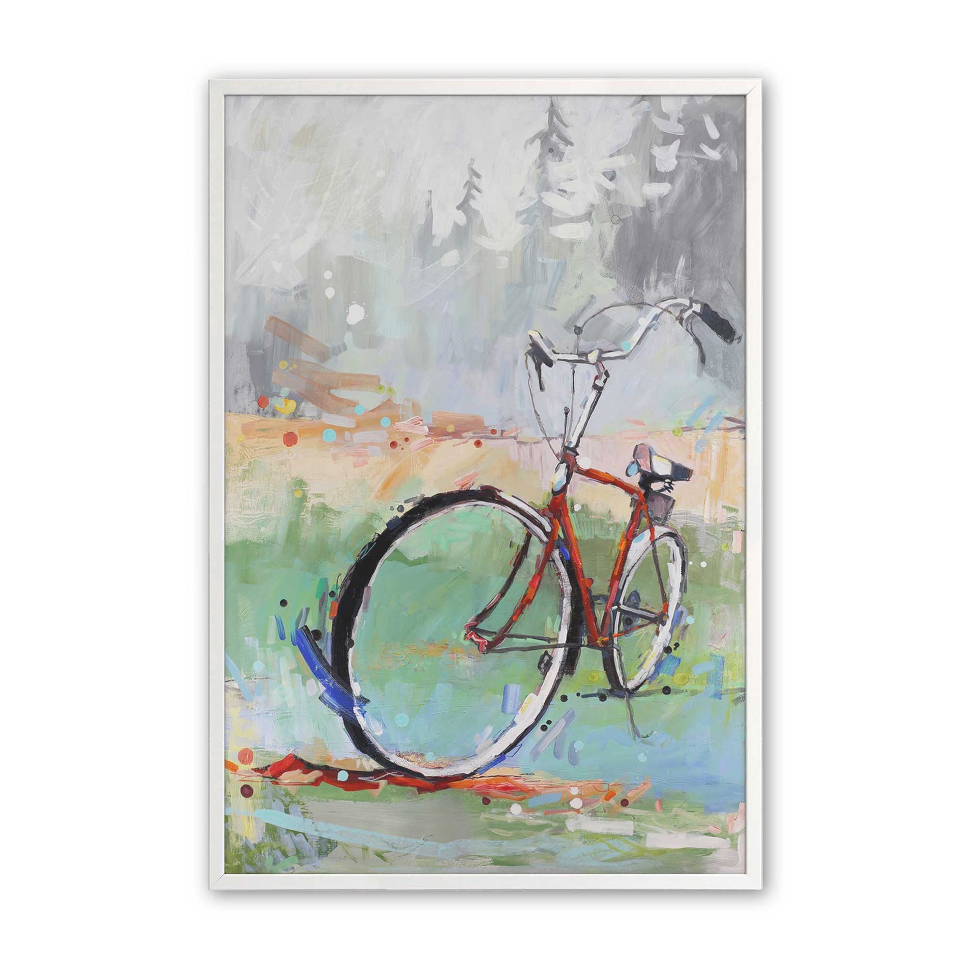[Color:Opaque White], Picture of art in a Opaque White frame