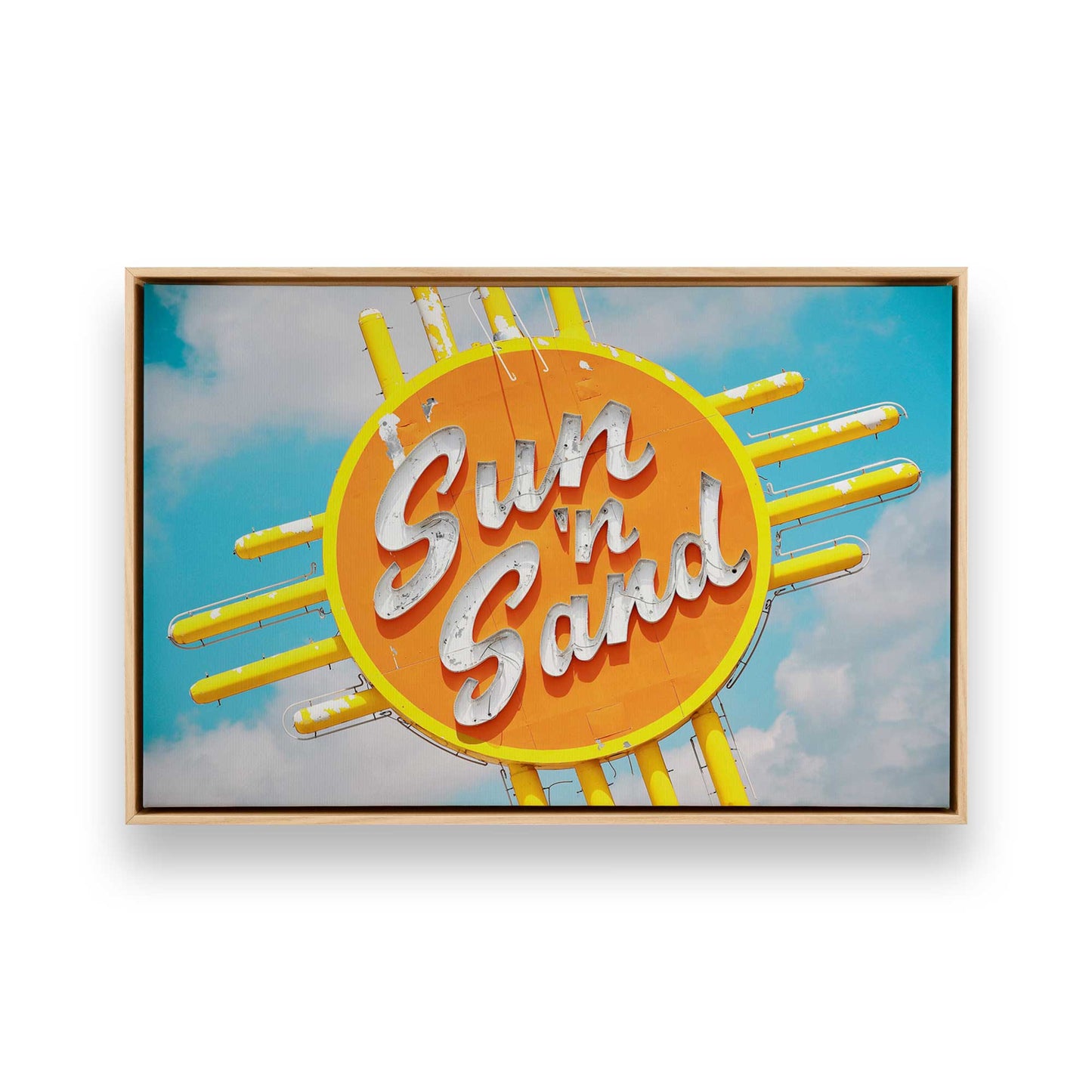 [Color:American Maple], Picture of art in a American Maple frame