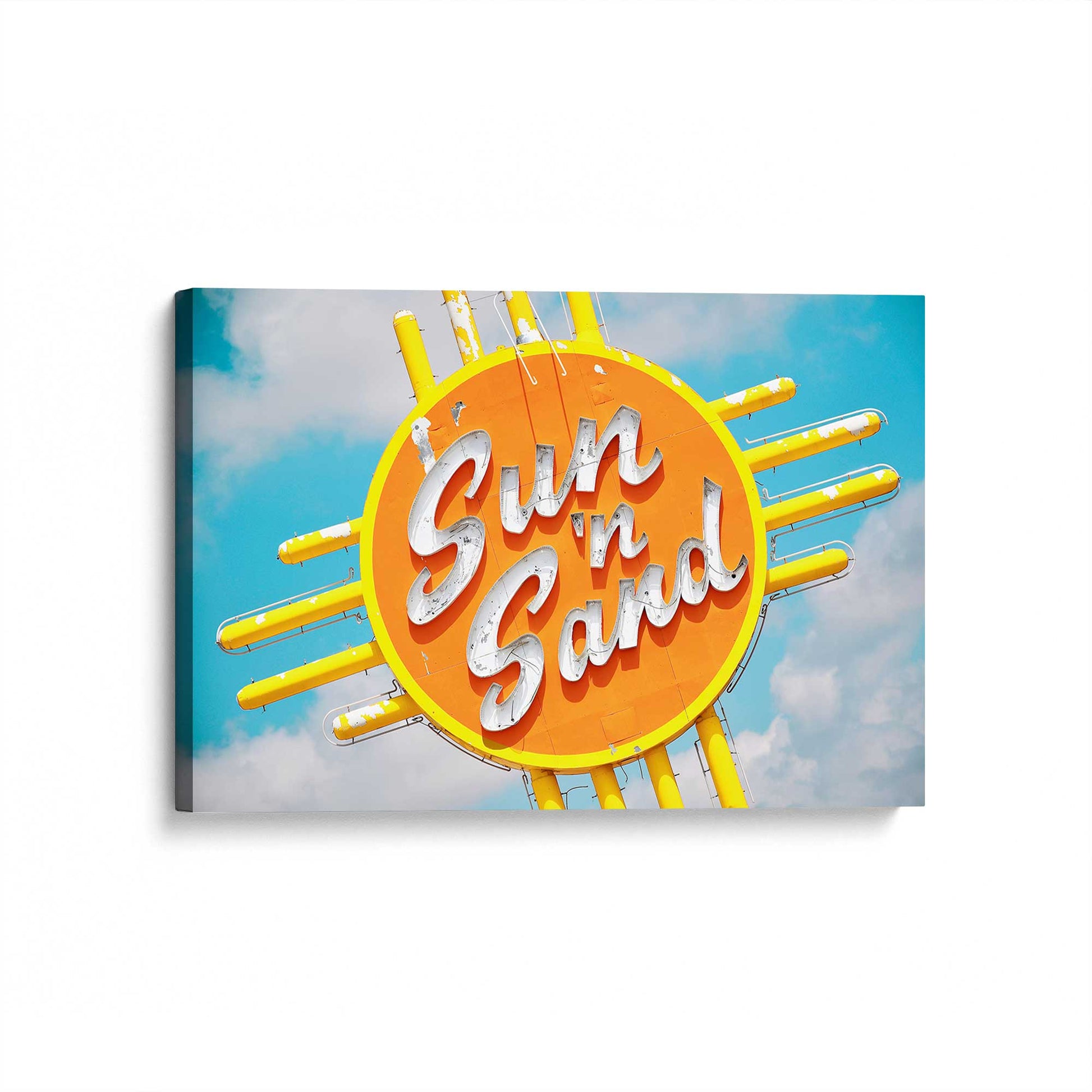 [Color:Stretched Canvas], Picture of art at an angle