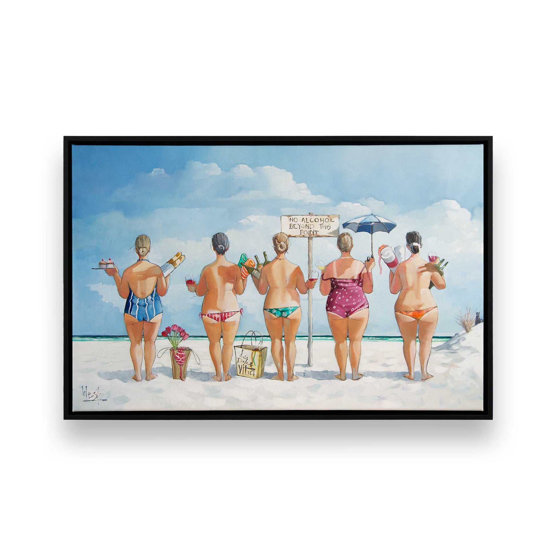 [Color:Satin Black], Picture of art in a Satin Black frame