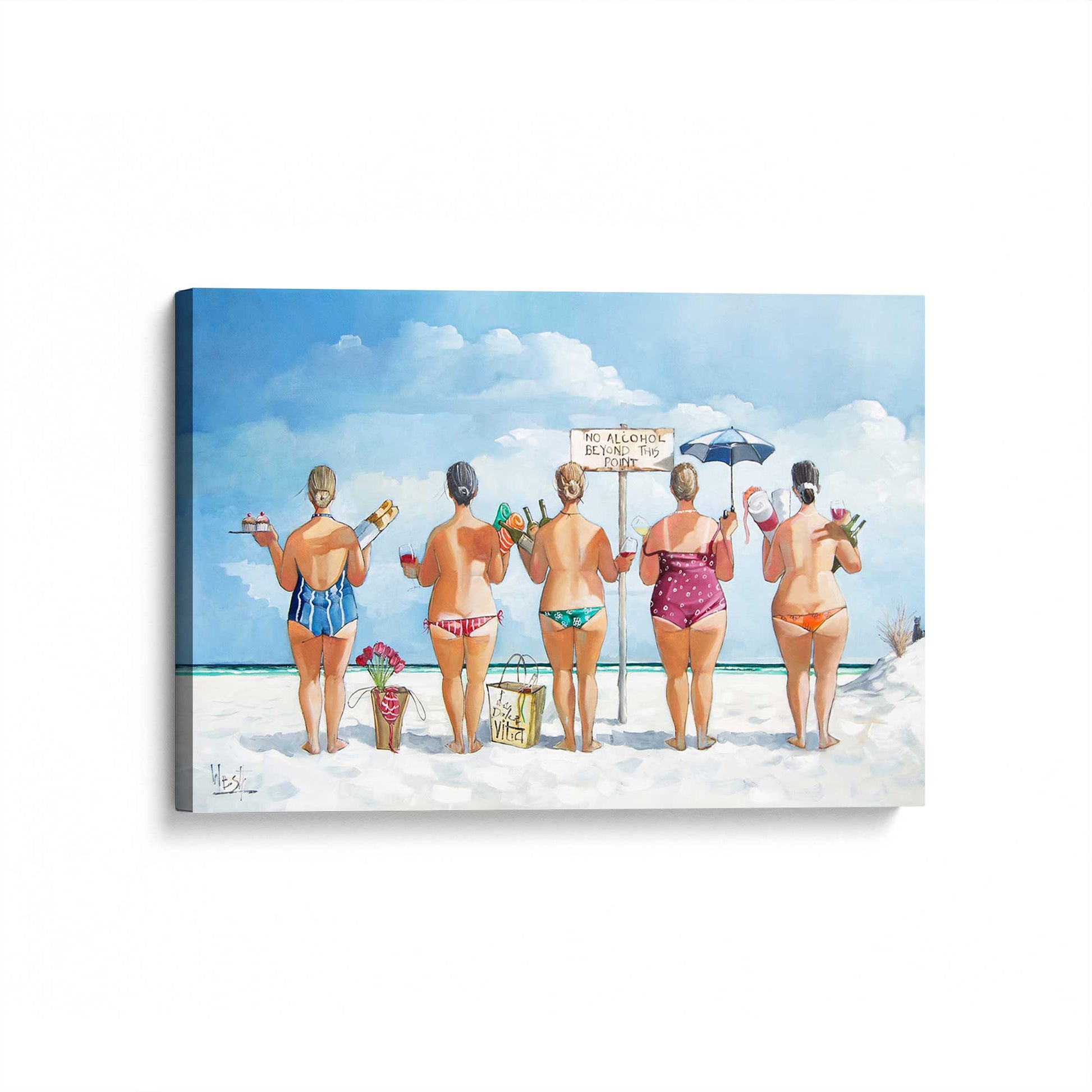 [Color:Stretched Canvas], Picture of art at an angle