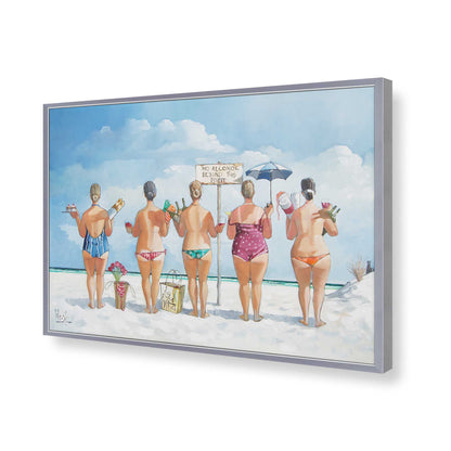 [Color:Polished Chrome], Picture of art in a Polished Chrome frame of the corner