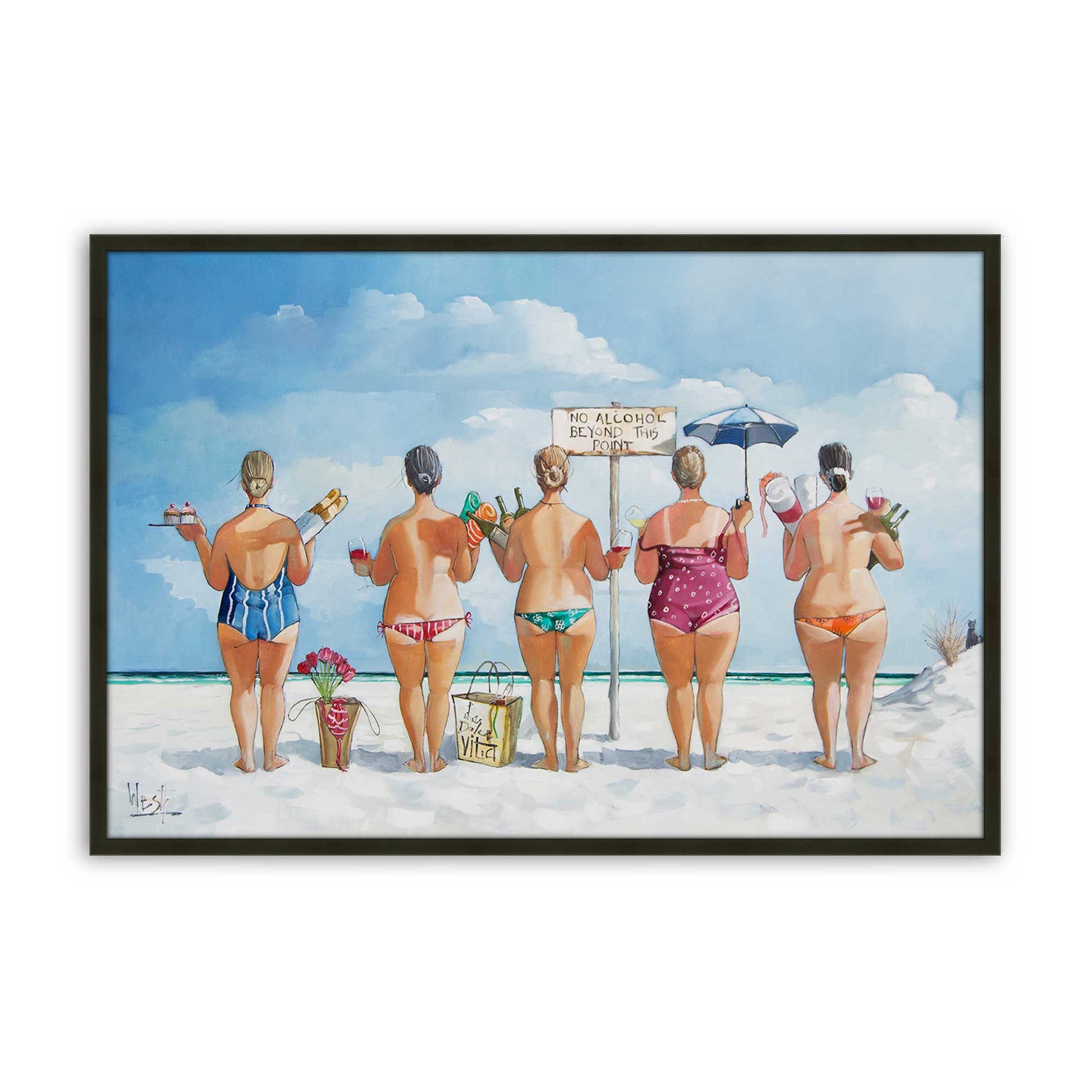 [Color:Satin Black], Picture of art in a Satin Black frame