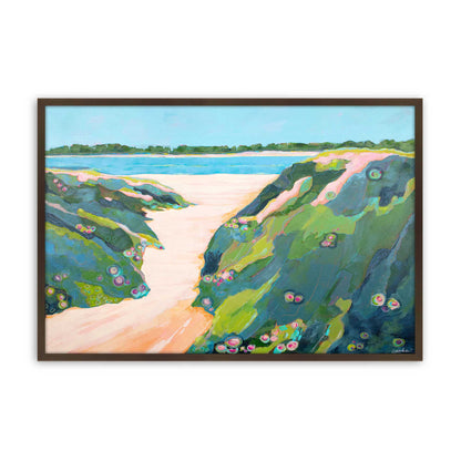 [Color:Belvinder Brown], Picture of art in a Belvinder Brown frame