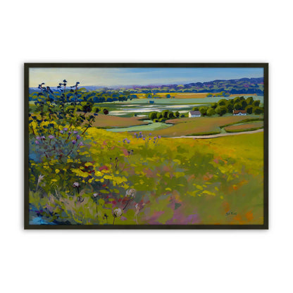 [Color:Satin Black], Picture of art in a Satin Black frame