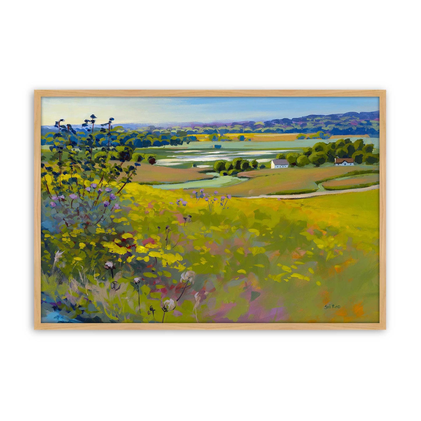 [Color:American Maple], Picture of art in a American Maple frame