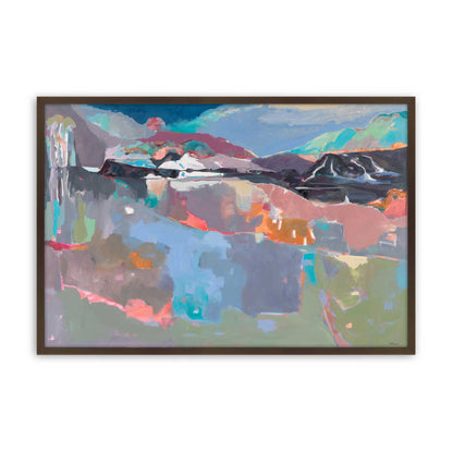 [Color:Belvinder Brown], Picture of art in a Belvinder Brown frame