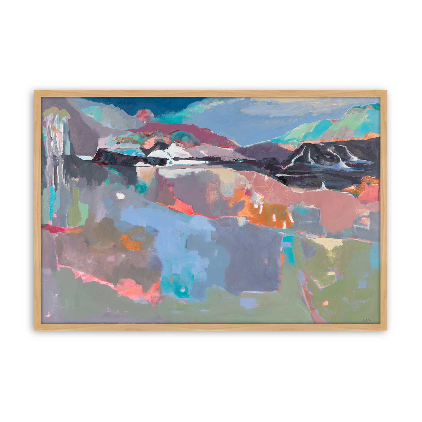 [Color:American Maple], Picture of art in a American Maple frame