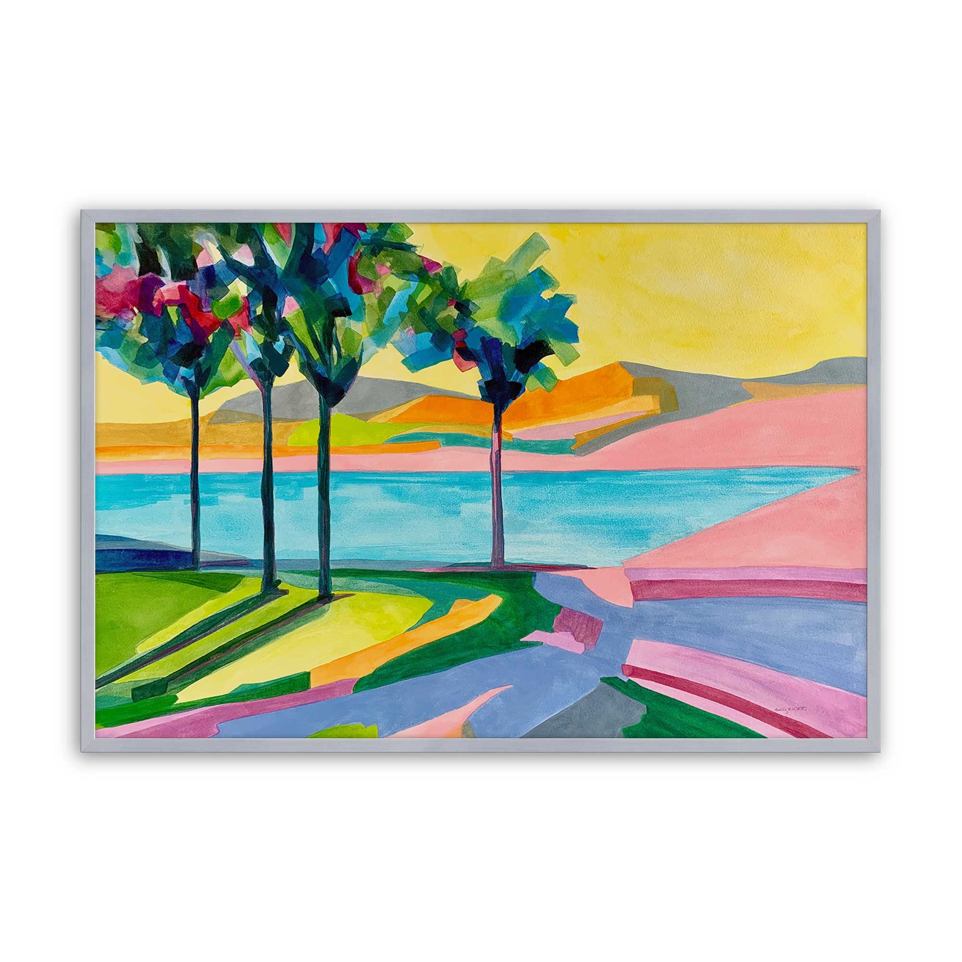 [Color:Polished Chrome], Picture of art in a Polished Chrome frame