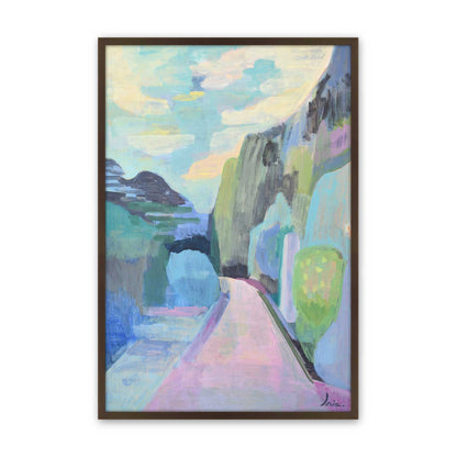 [Color:Belvinder Brown], Picture of art in a Belvinder Brown frame