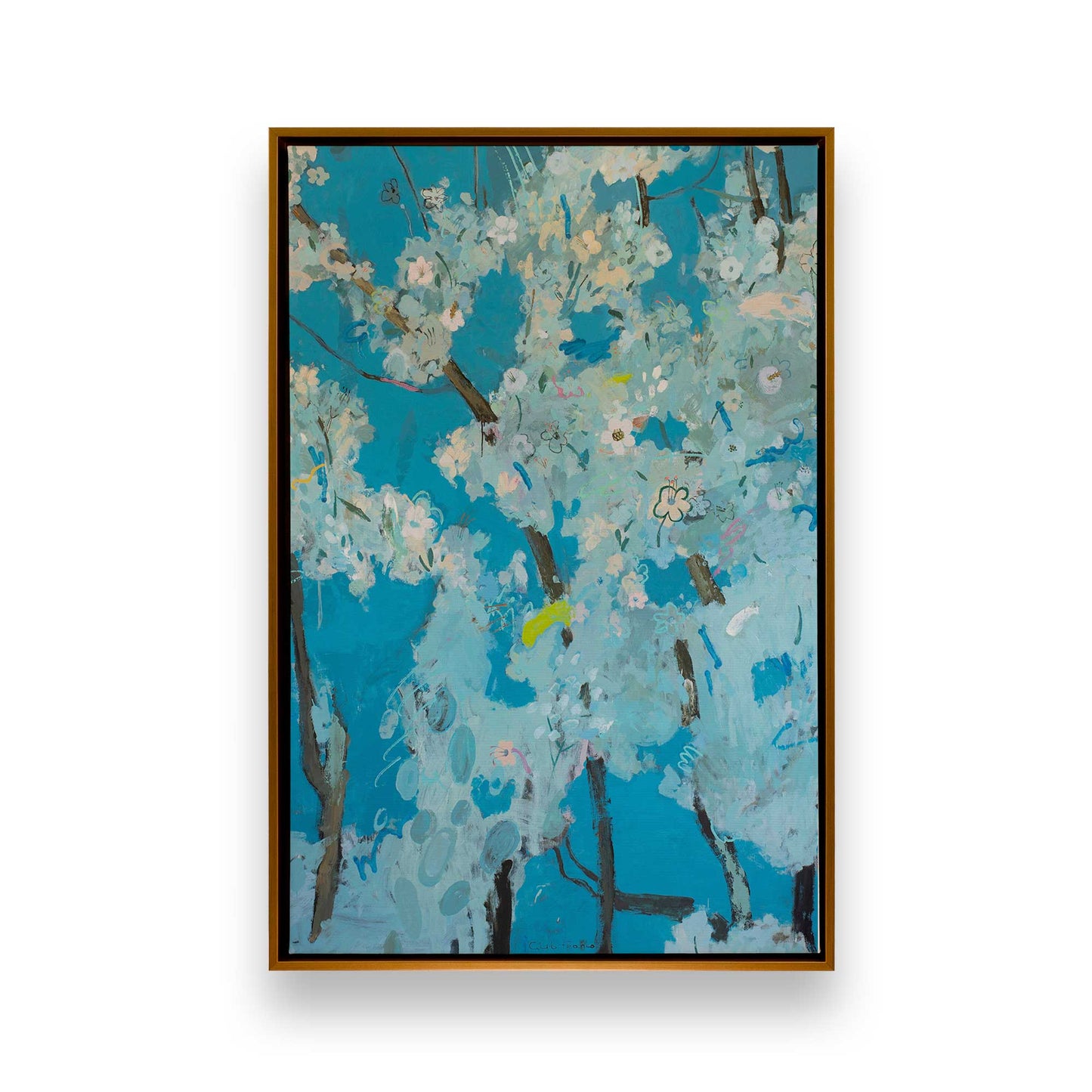 [Color:Polished Gold], Picture of art in a Polished Gold frame