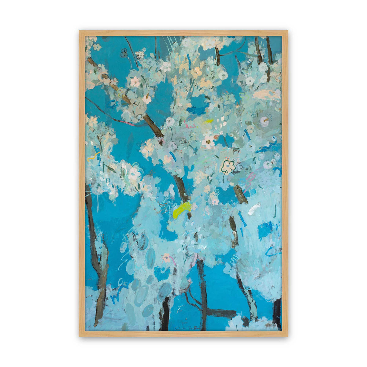 [Color:American Maple], Picture of art in a American Maple frame