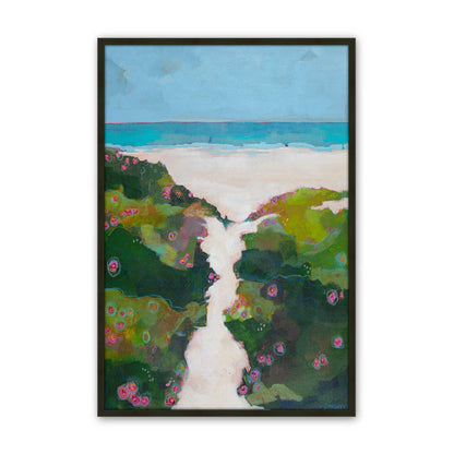 [Color:Satin Black], Picture of art in a Satin Black frame