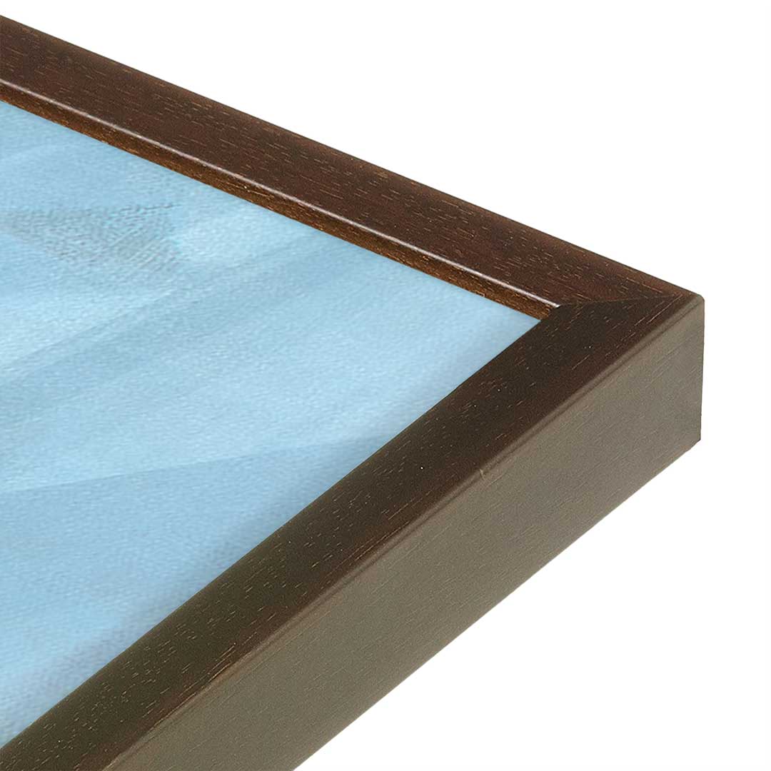 [Color:Belvinder Brown], Picture of art in a Belvinder Brown frame at an angle