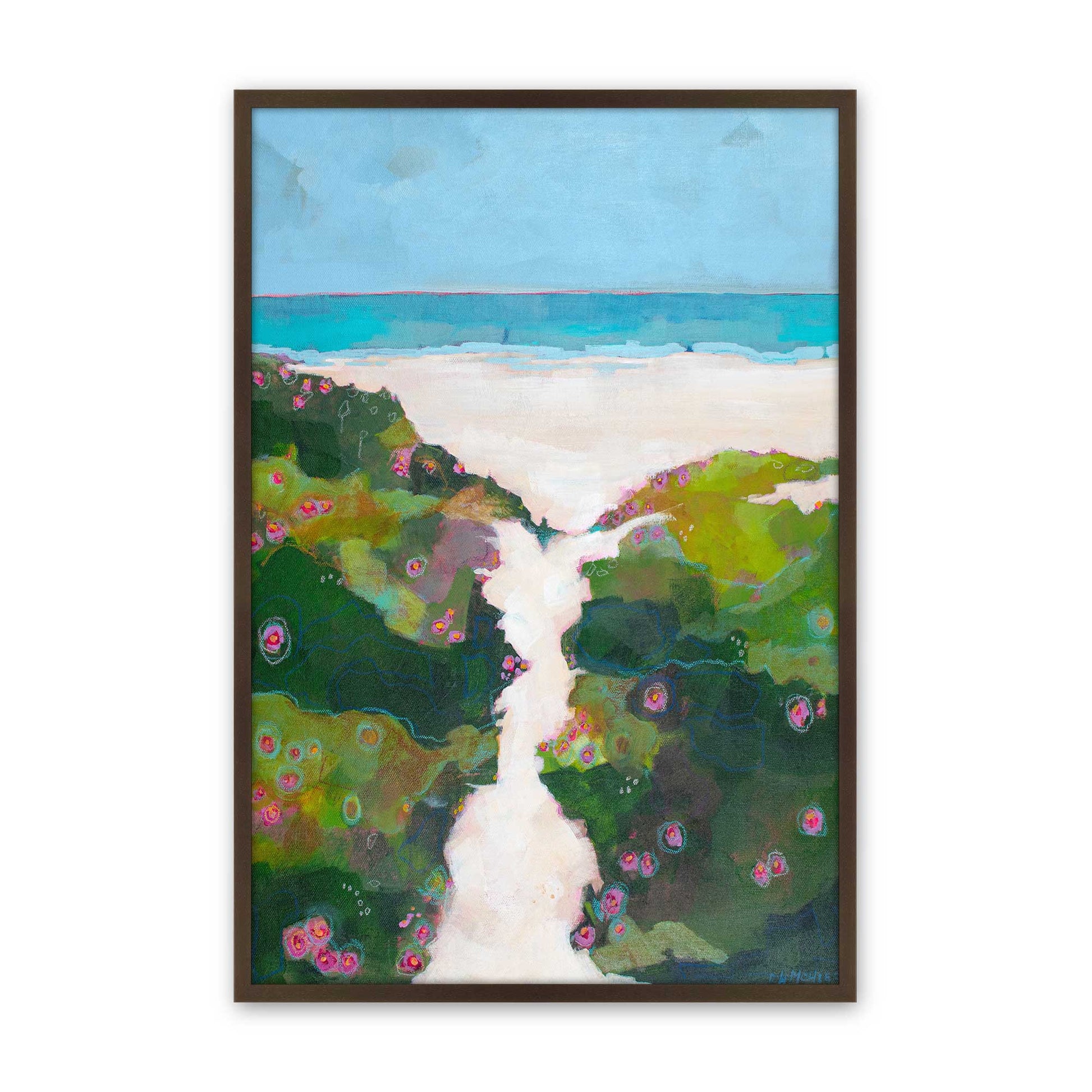 [Color:Belvinder Brown], Picture of art in a Belvinder Brown frame