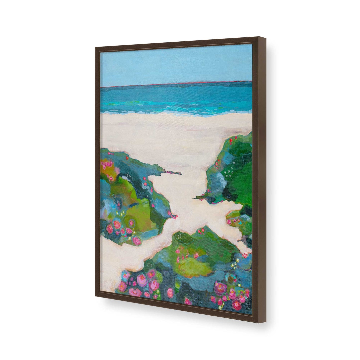 [Color:Belvinder Brown], Picture of art in a Belvinder Brown frame of the corner