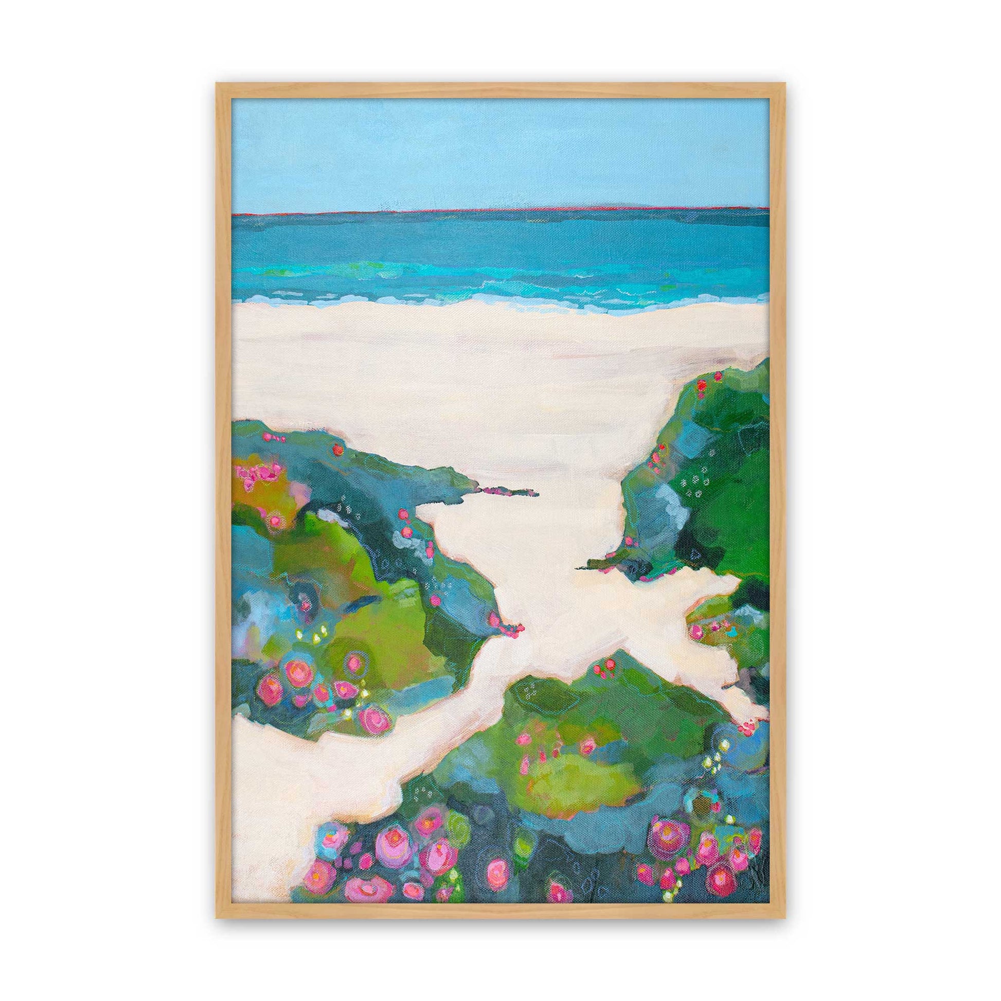 [Color:American Maple], Picture of art in a American Maple frame