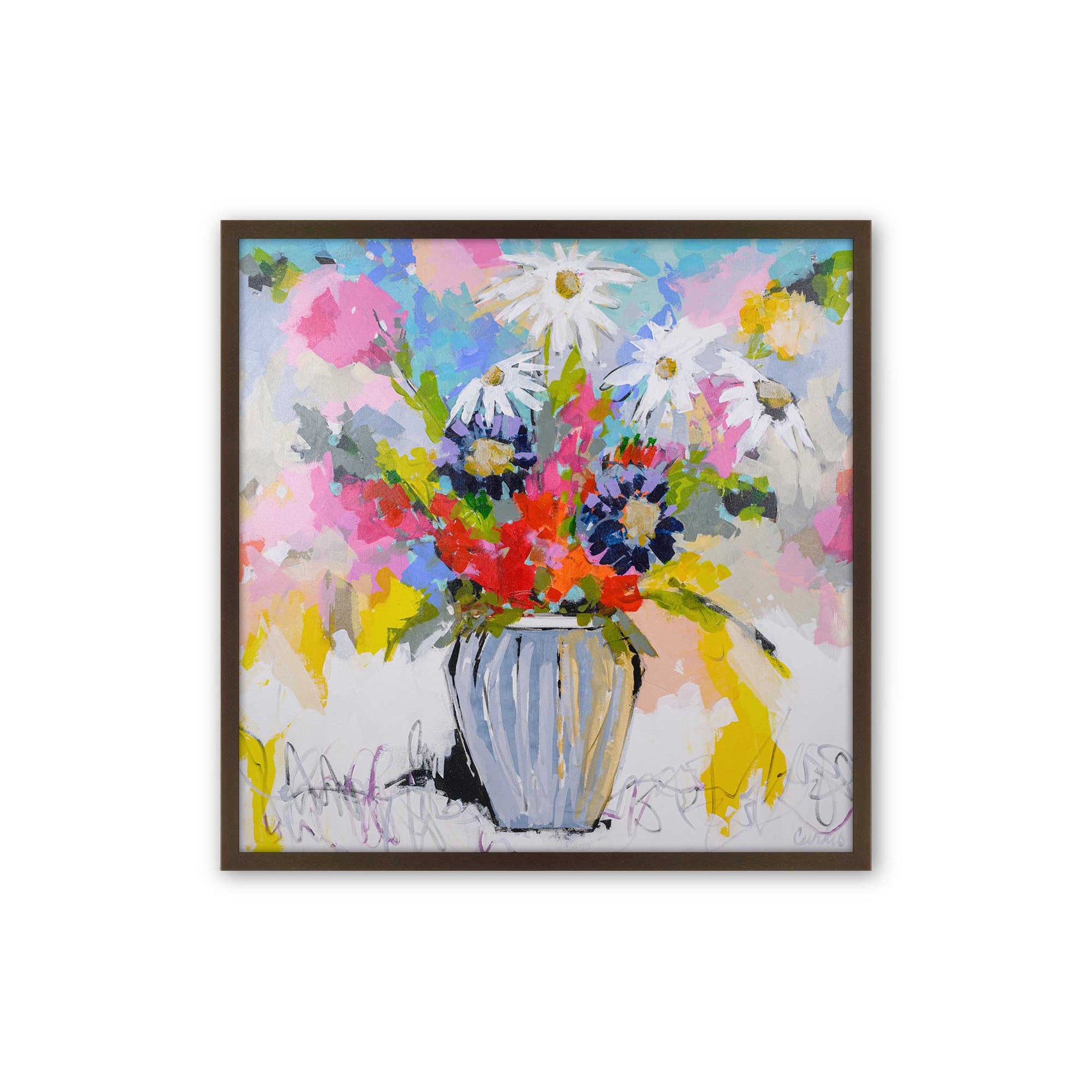 [Color:Espresso], Picture of art in a Espresso frame