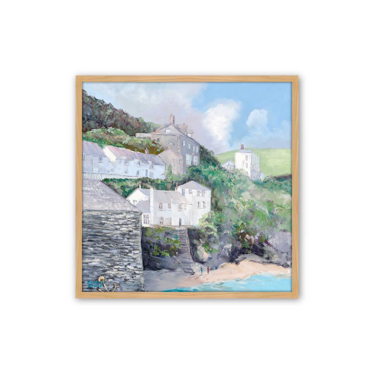 [Color:American Maple], Picture of art in a American Maple frame