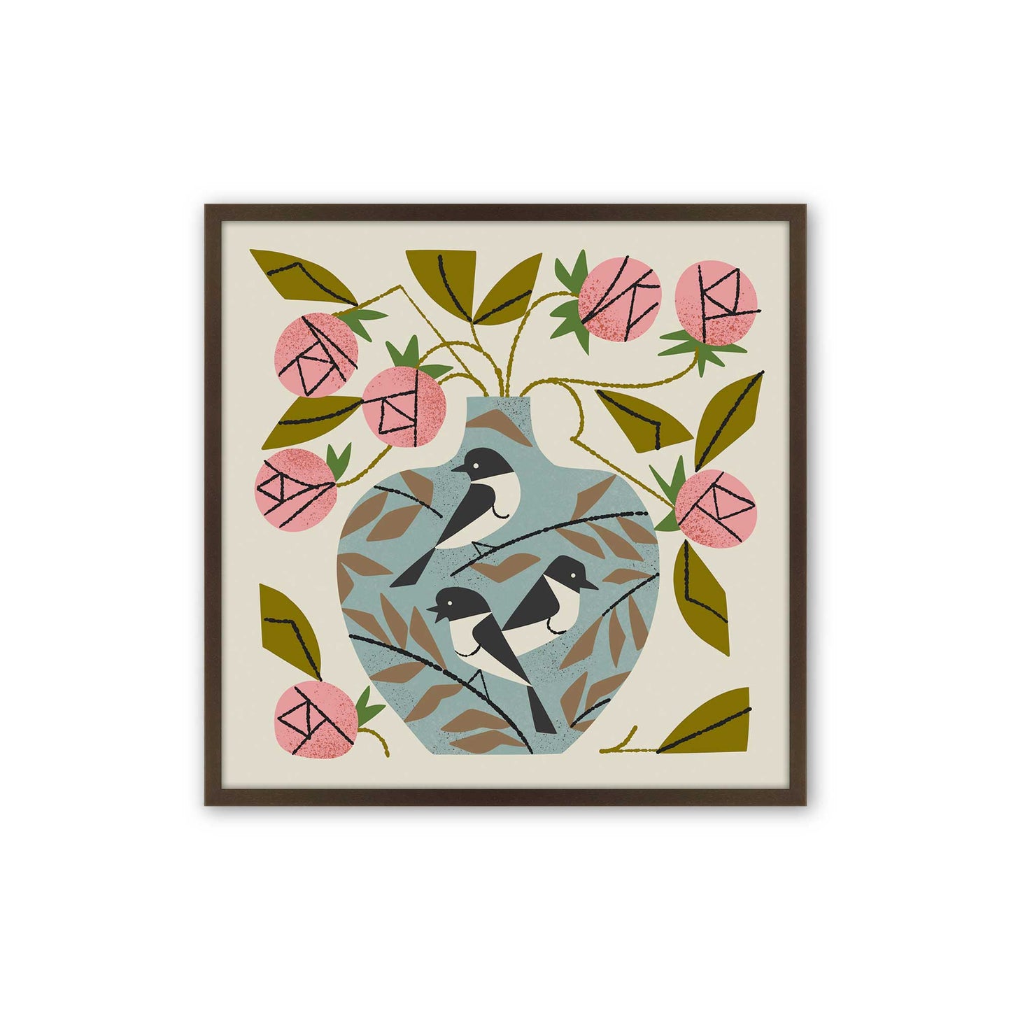 [Color:Espresso], Picture of art in a Espresso frame