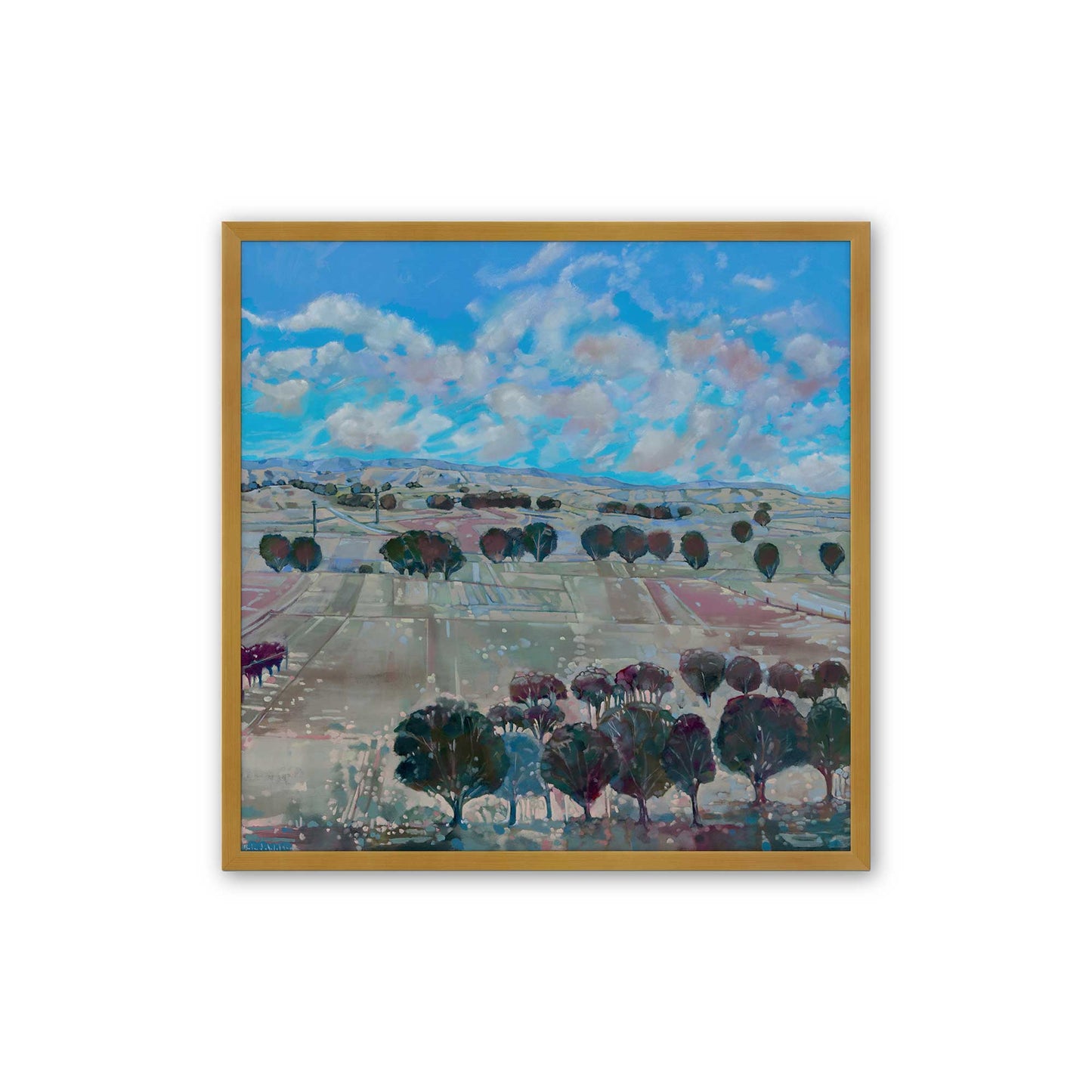 [Color:Polished Gold], Picture of art in a Polished Gold frame