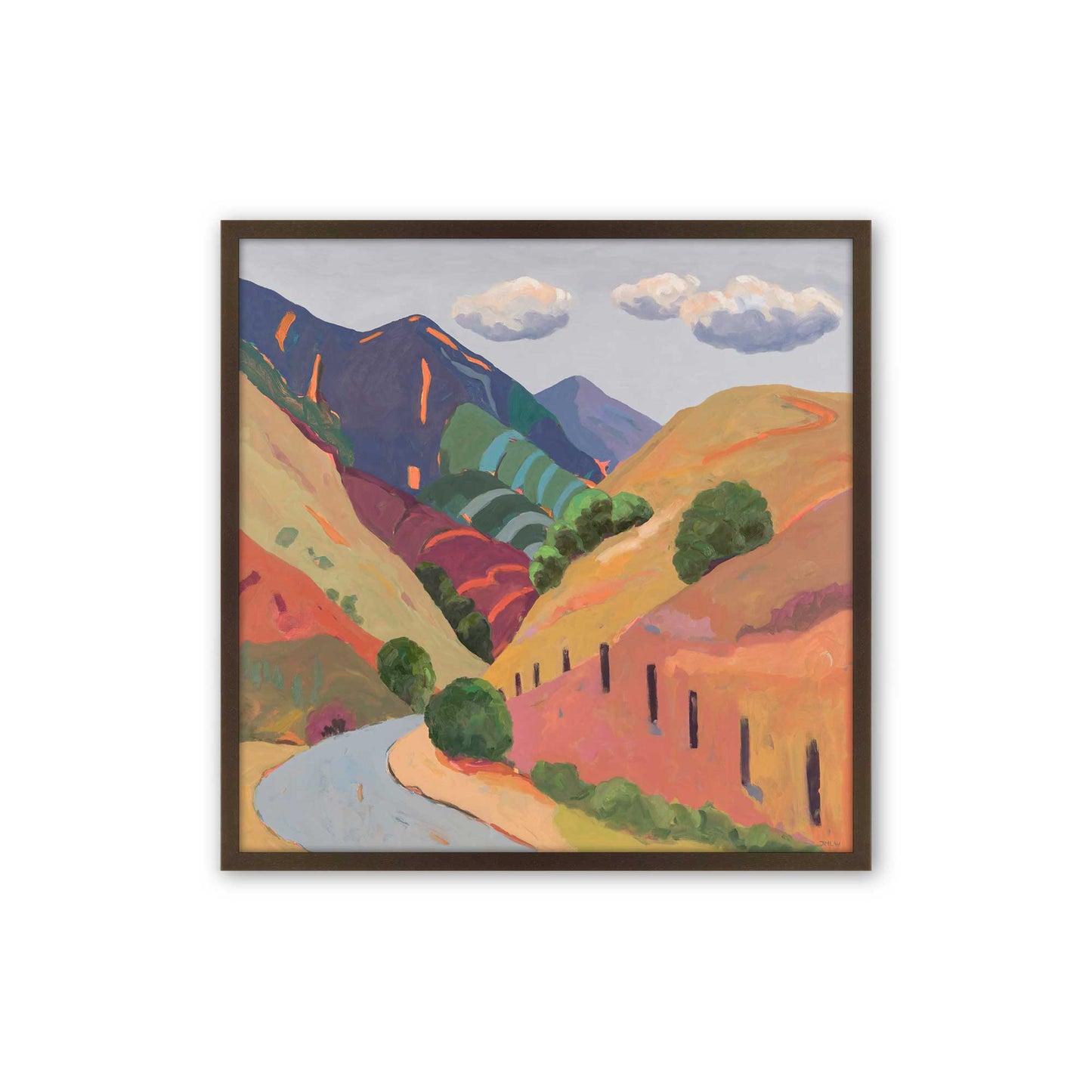 [Color:Espresso], Picture of art in a Espresso frame