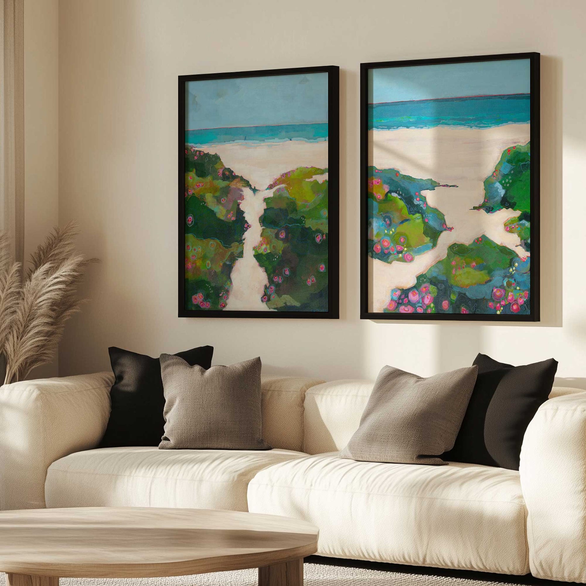 [Color:Opaque White], Picture of art in a Opaque White frame