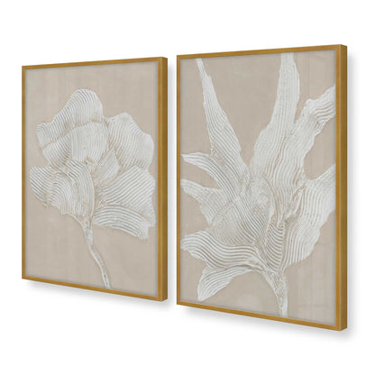[Color:Polished Gold], Picture of art in a Polished Gold frame at an angle