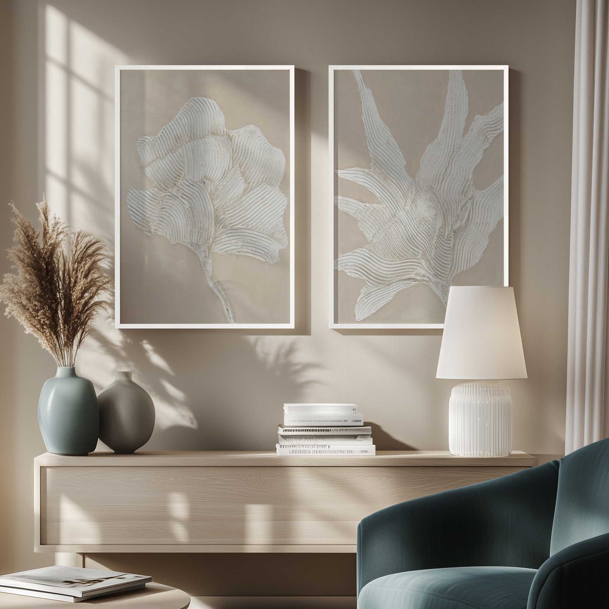 [Color:Belvinder Brown], Picture of art in a Belvinder Brown frame