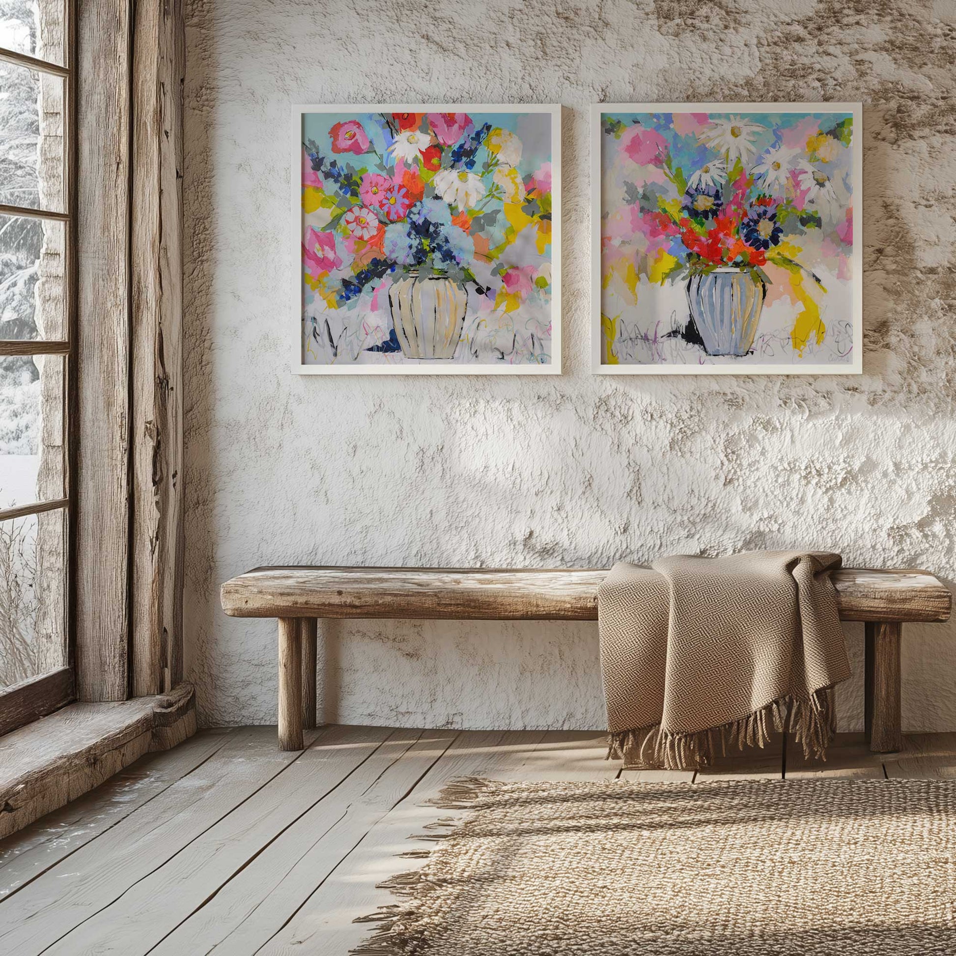 [Color:Opaque White], Picture of art in an Opaque White frame