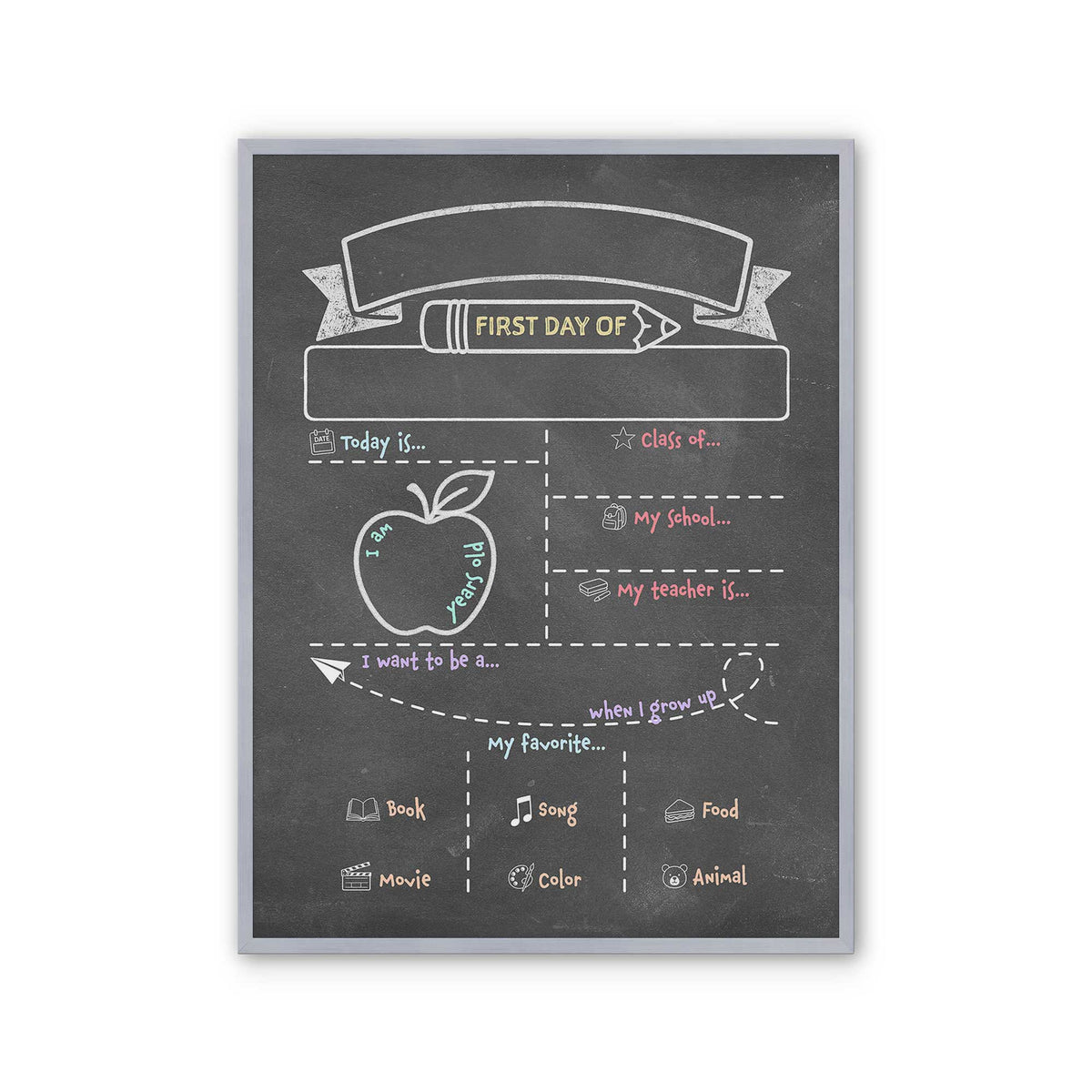 [Color:Polished Chrome], Picture of art in a Polished Chrome frame