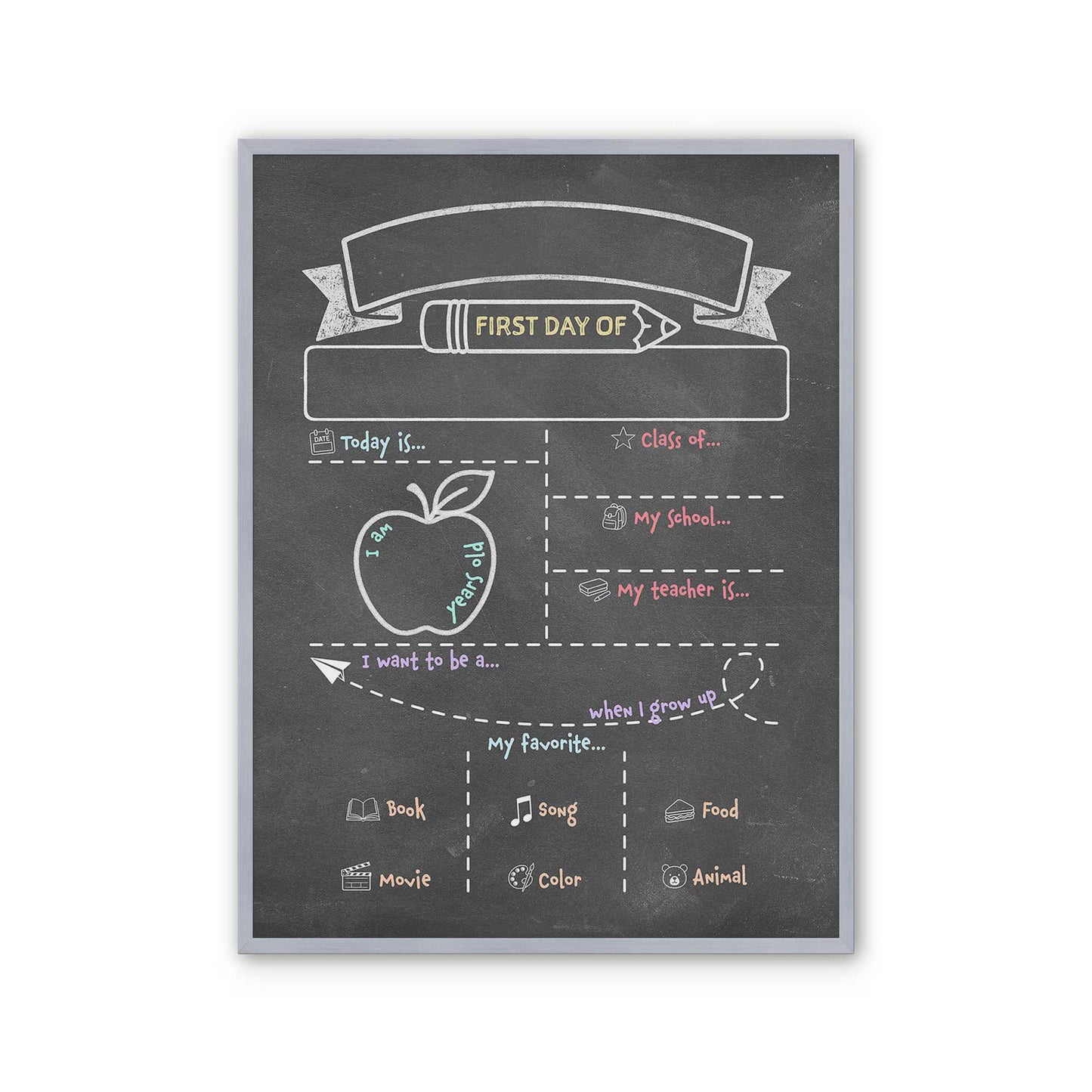 [Color:Polished Chrome], Picture of art in a Polished Chrome frame