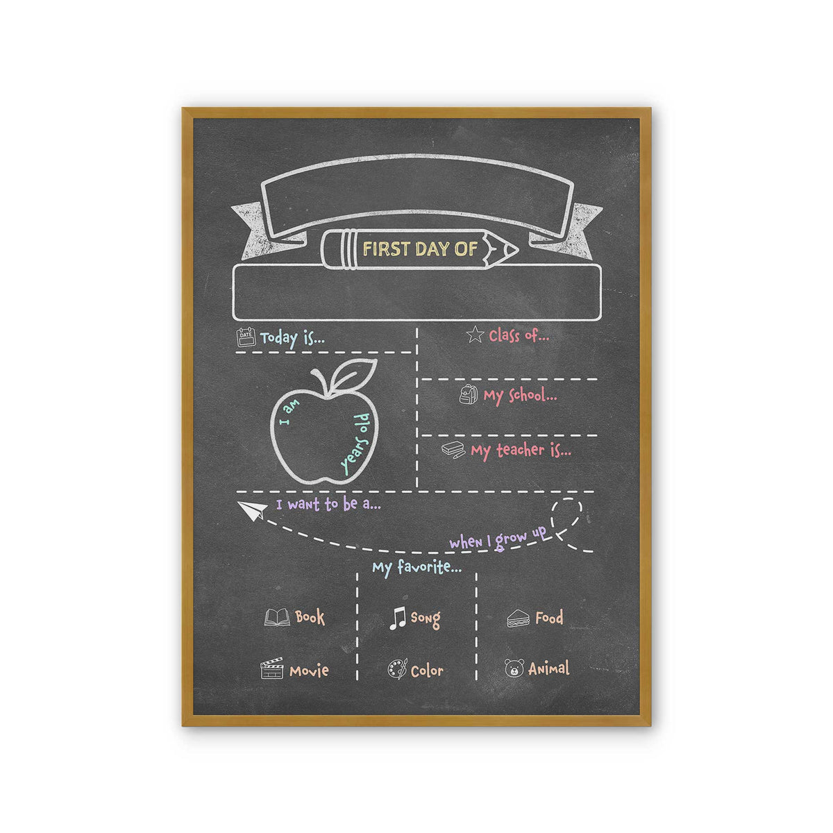 [Color:Polished Gold], Picture of art in a Polished Gold frame