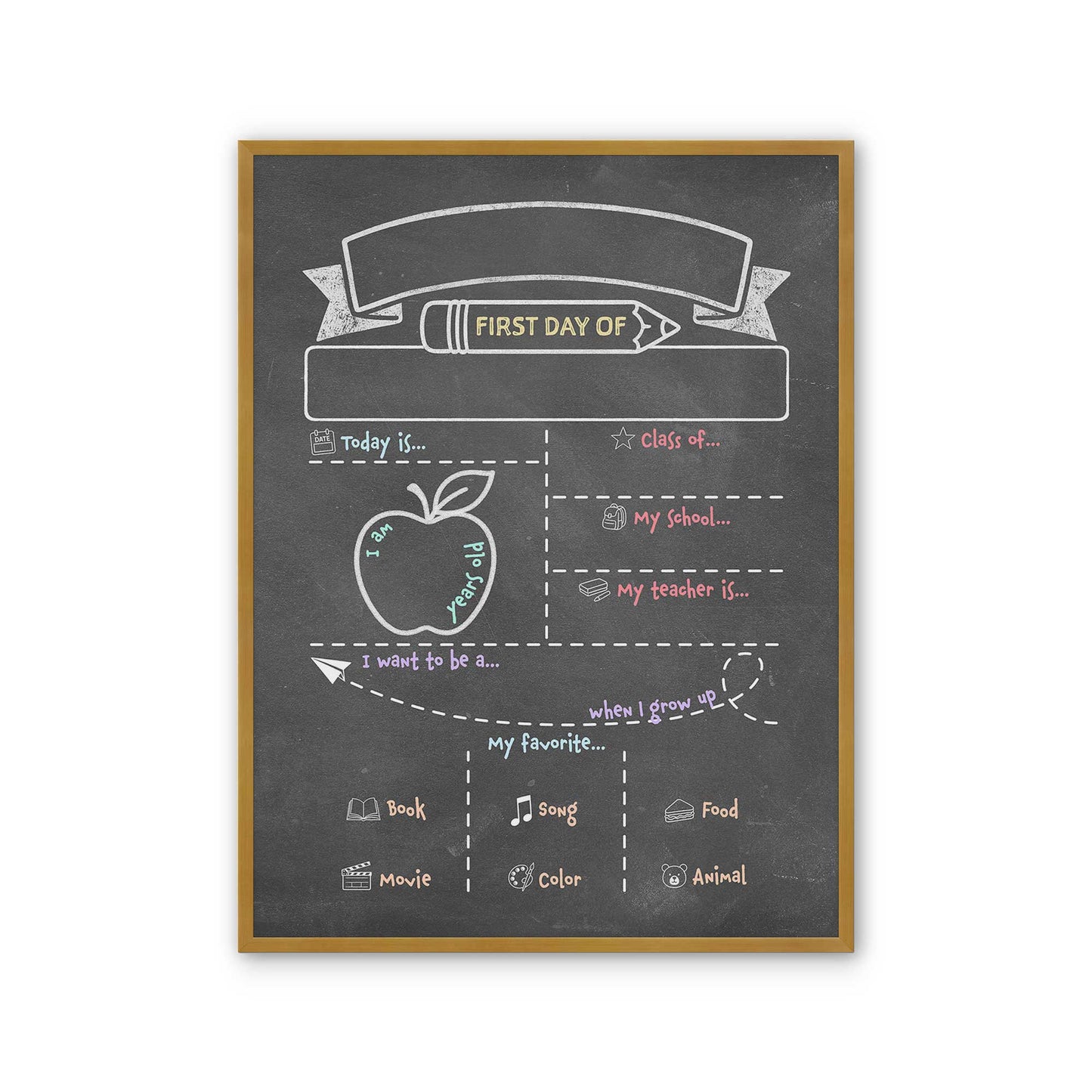 [Color:Polished Gold], Picture of art in a Polished Gold frame