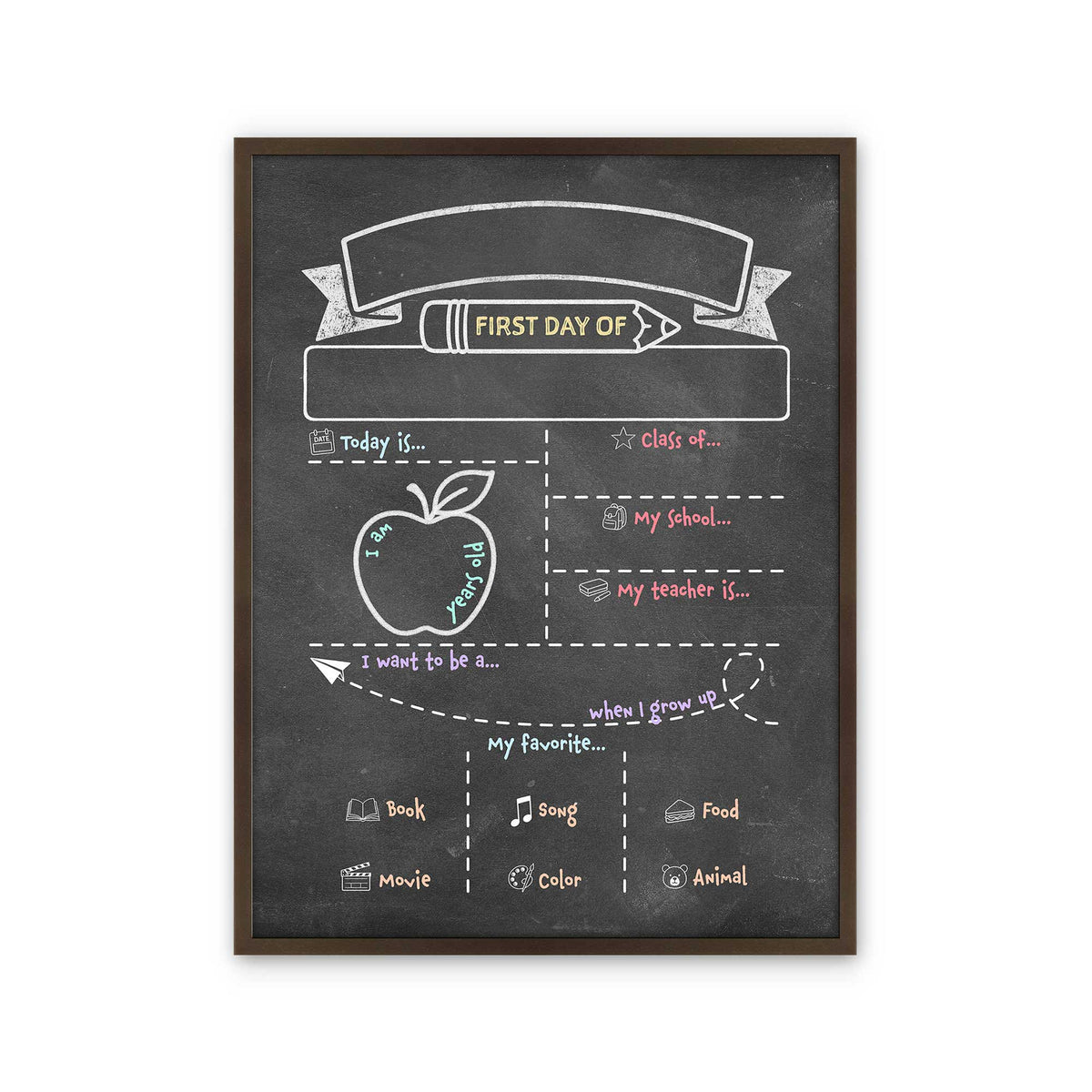 [Color:Belvinder Brown], Picture of art in a Belvinder Brown frame