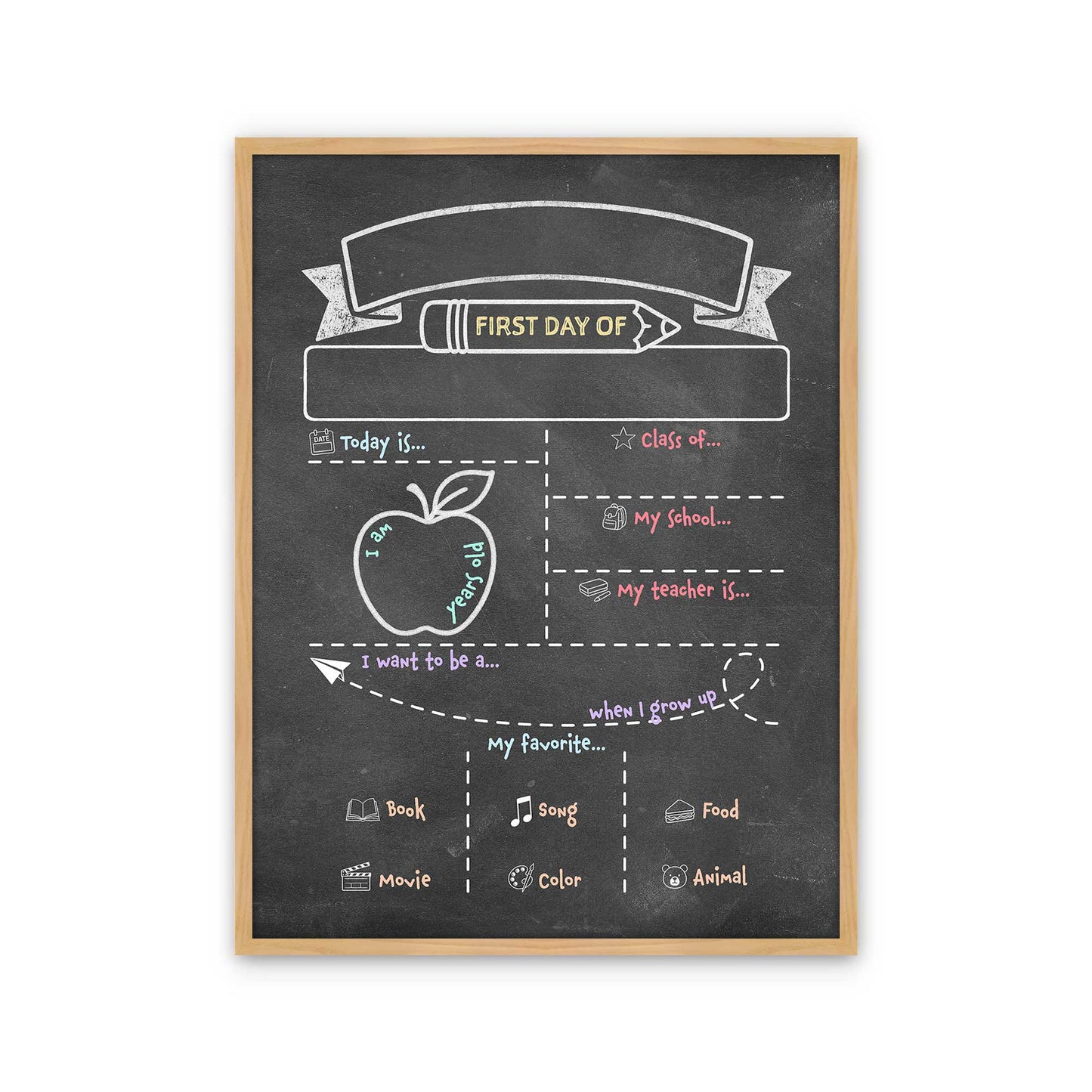 [Color:American Maple], Picture of art in a American Maple frame