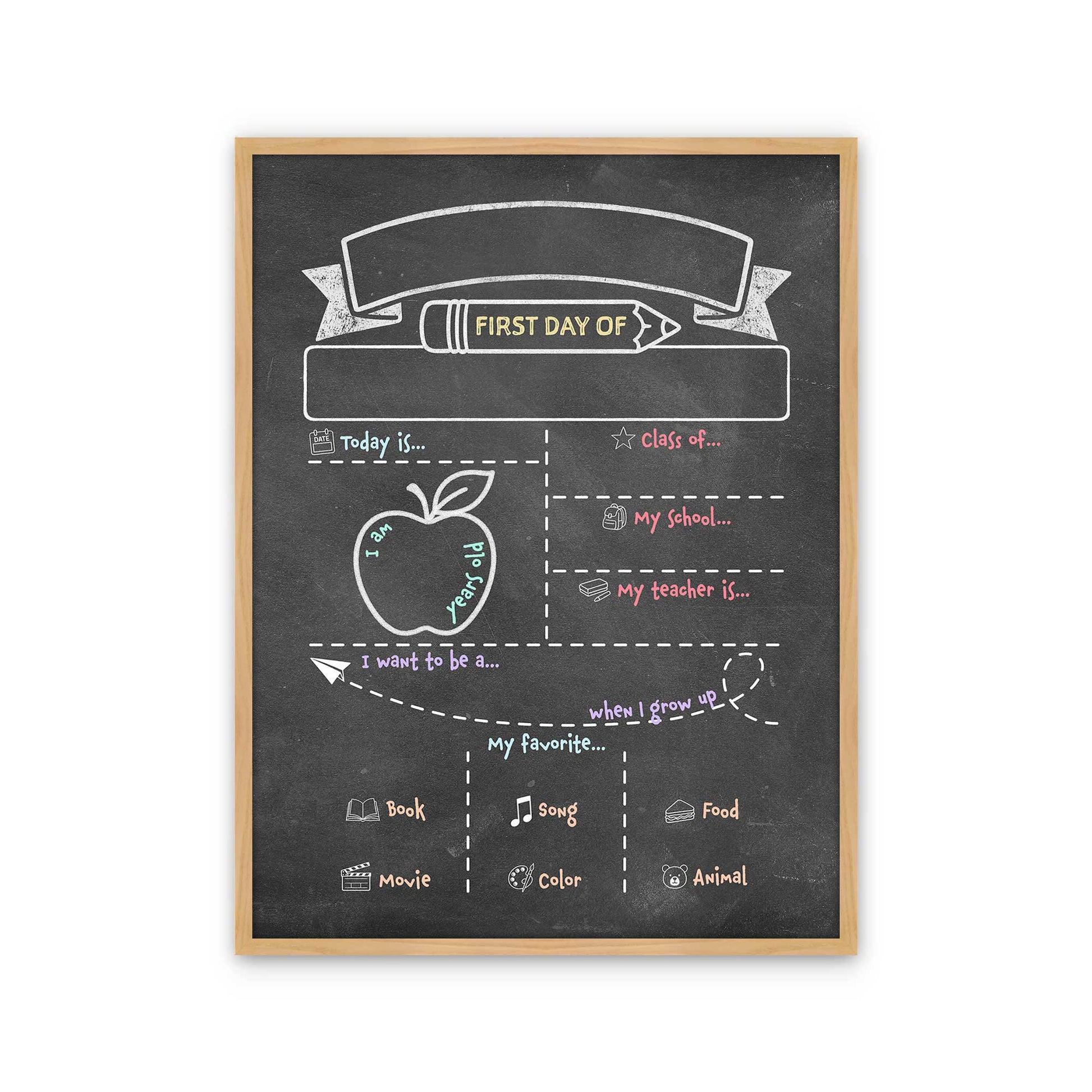 [Color:American Maple], Picture of art in a American Maple frame