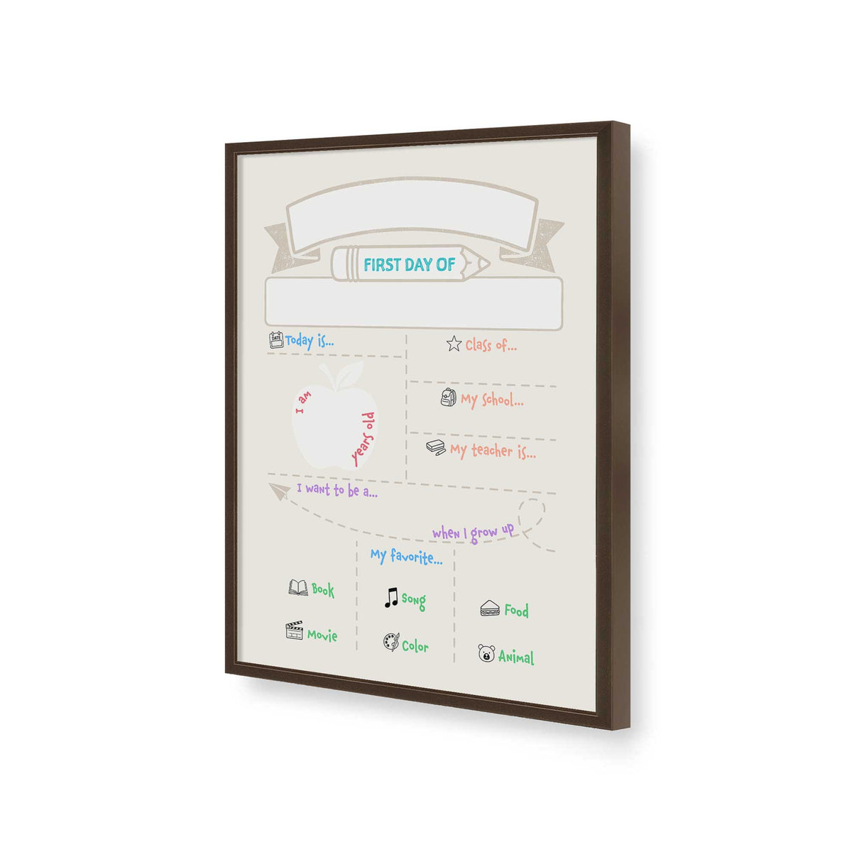[Color:Belvinder Brown], Picture of art in a Belvinder Brown frame of the corner