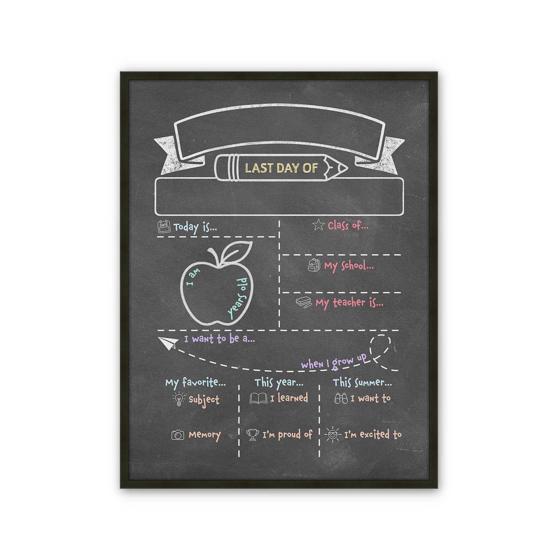 [Color:Satin Black], Picture of art in a Satin Black frame