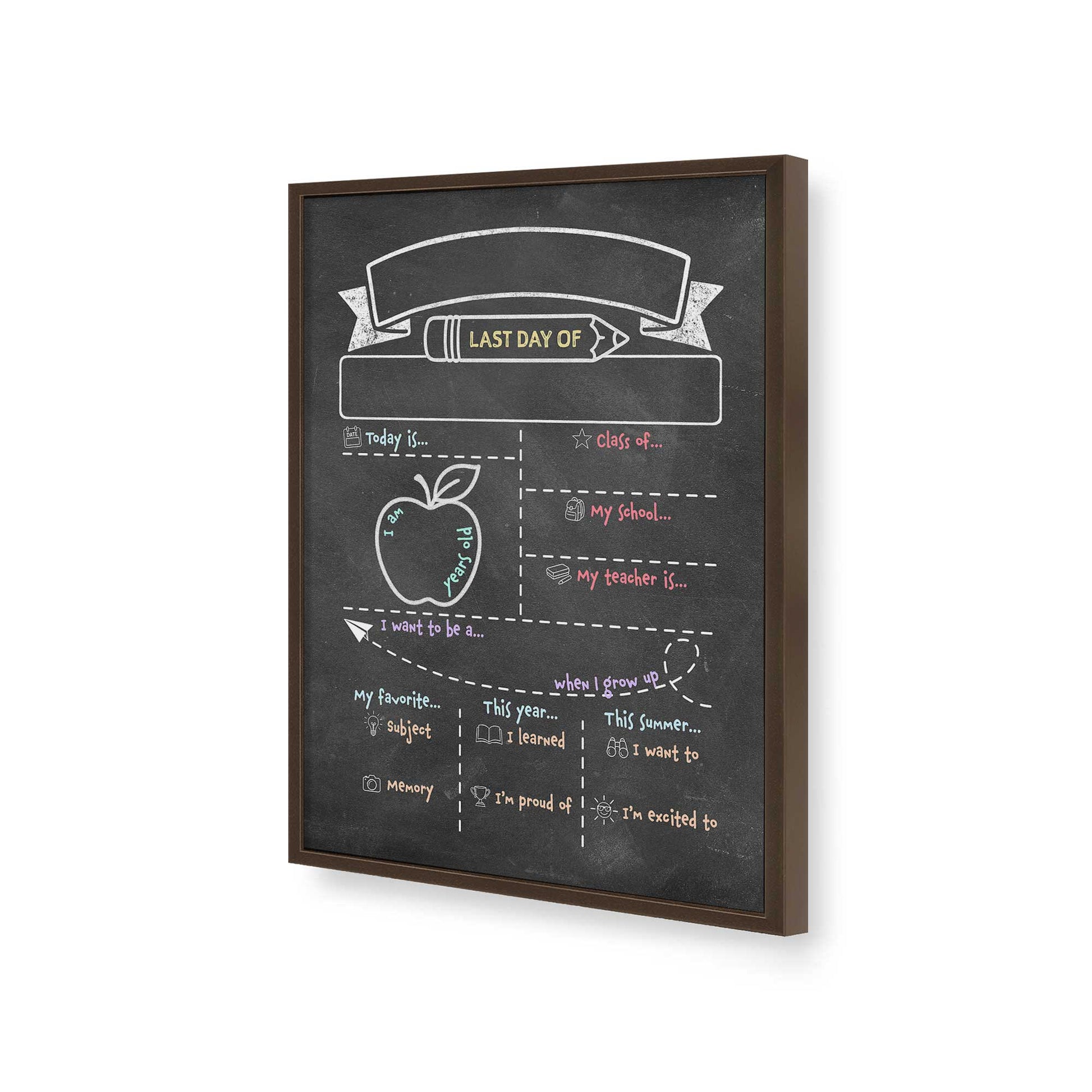 [Color:Belvinder Brown], Picture of art in a Belvinder Brown frame of the corner