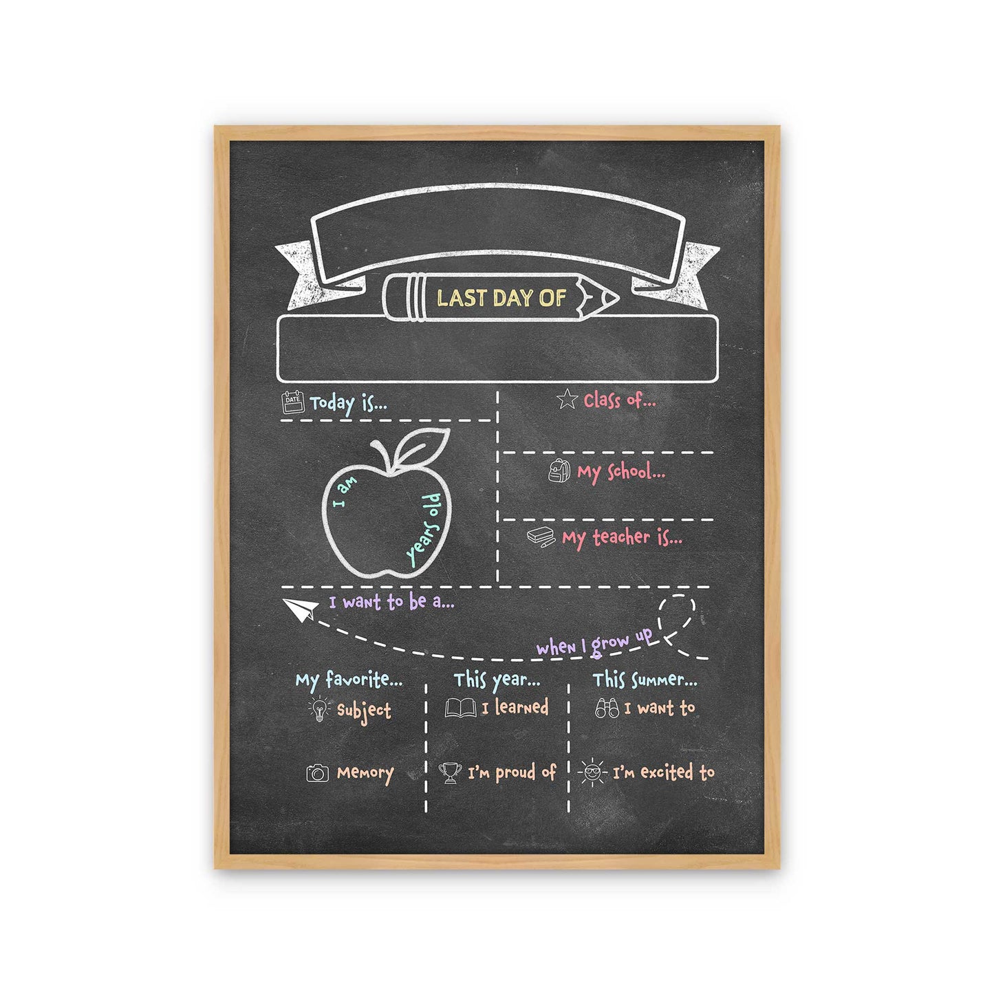 [Color:American Maple], Picture of art in a American Maple frame